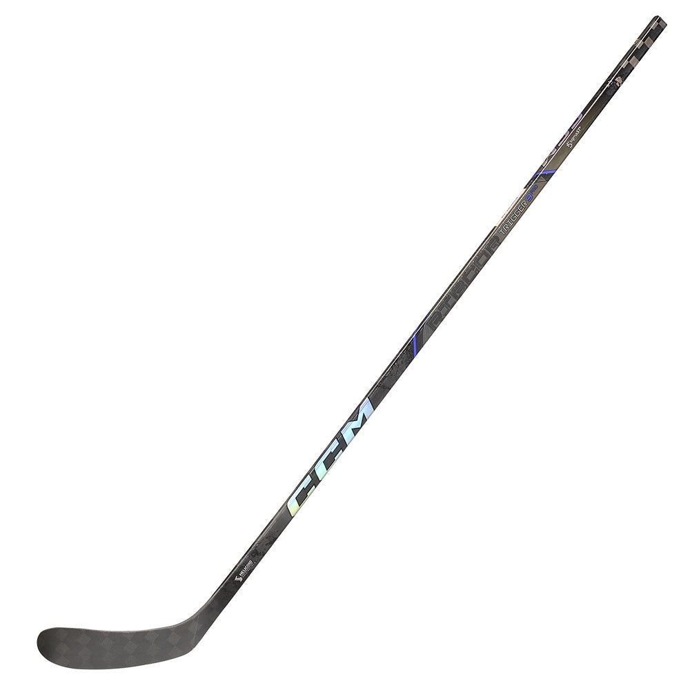 CCM Ribcor Trigger 9 Pro Senior Ice Hockey Stick - High Performance Carbon Fiber Hockey Stick for Competitive Players - Perfect for Power Shots & Quick Release Plays