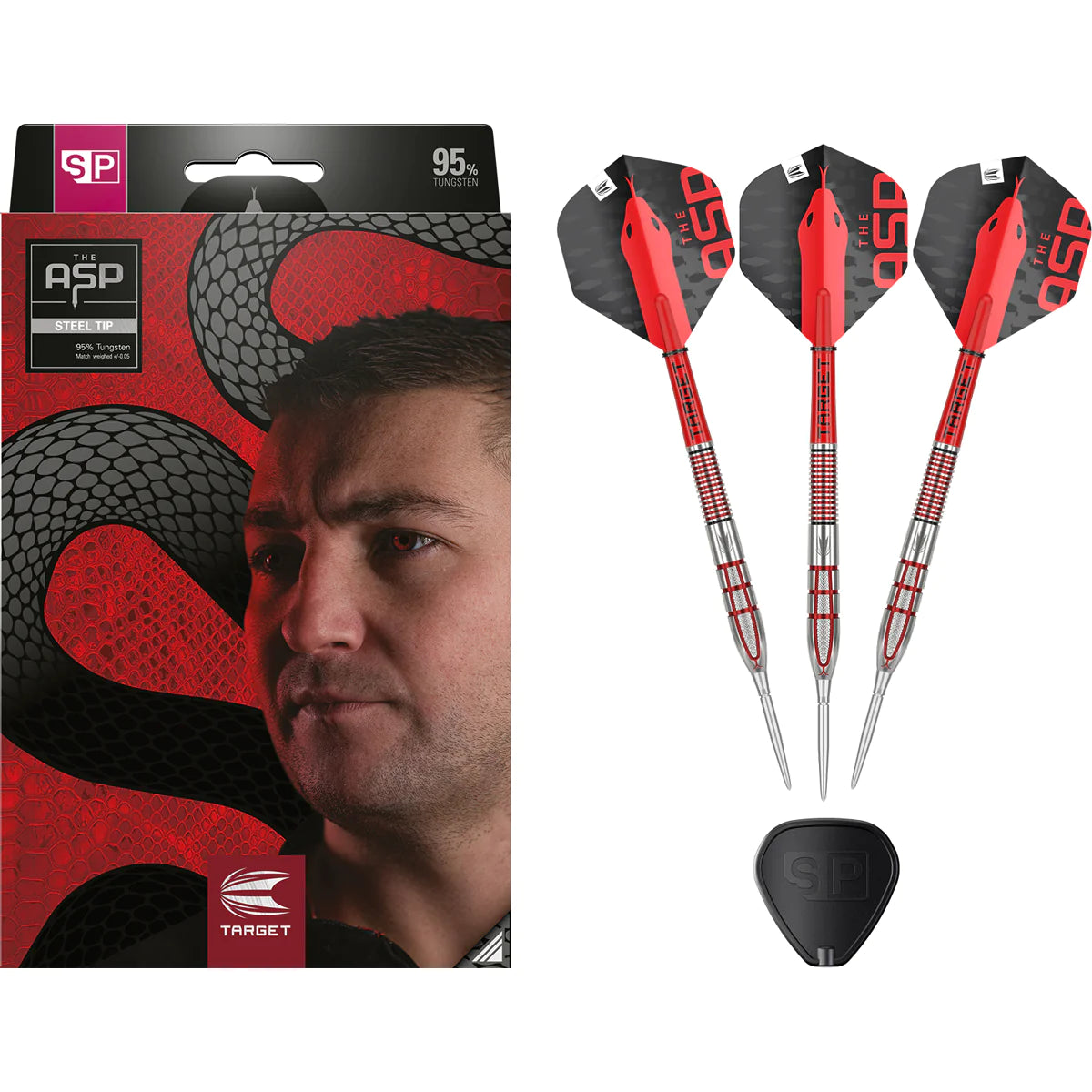 Nathan Aspinall G2 95% Tungsten Steel Tip Darts - Professional Darts for Competition & Practice | Perfect for Bars, Home Game Rooms & Tournaments