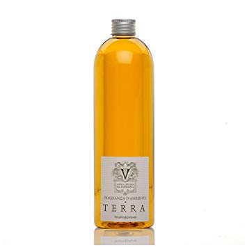 Dr. Vranjes Terra (Earth) Scented Crystal Room Diffuser Refill - 500ml | Premium Home Fragrance Oil for Aromatherapy & Relaxation | Perfect for Living Rooms, Bedrooms & Offices