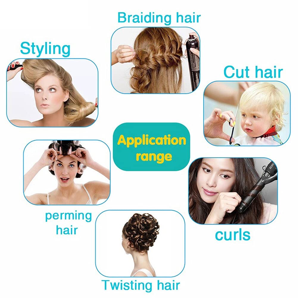 65cm Long Hair Training Head for Barber & Hairdressing Practice - Mannequin Head with Perming Tools (6pcs Included, No Part 4#) - Perfect for Salon Training, Cosmetology Students & Home Hair Styling Practice