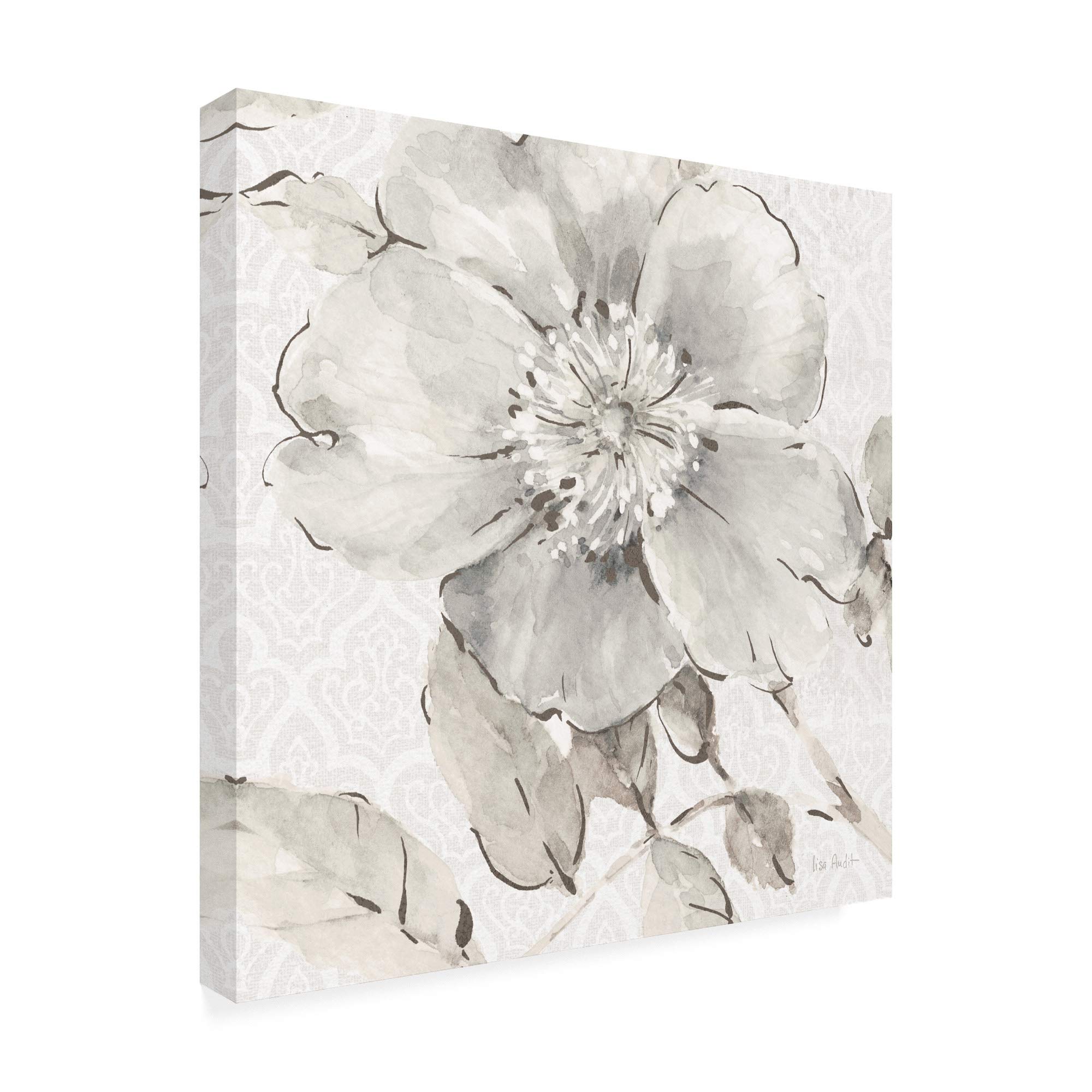 Lisa Audit Indigold V Gray 18x18 Premium Canvas Wall Art - Perfect for Living Room, Bedroom & Office Decor
