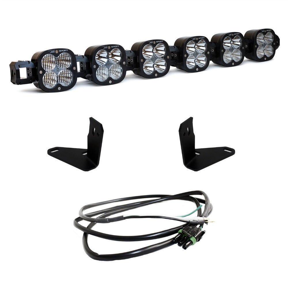 2021-2024 Ford Bronco Baja Designs 6 XL Linkable LED Light Kit - Off-Road Lighting for Adventure & Night Driving