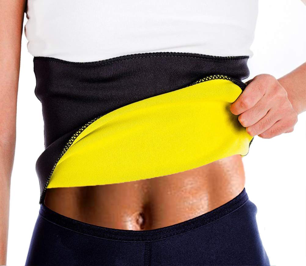 SAYFUT Hot Thermo Sweat Neoprene Waist Trainer Belt for Women - Slimming Girdle for Weight Loss & Body Shaping | Perfect for Workouts, Postpartum Recovery & Everyday Wear