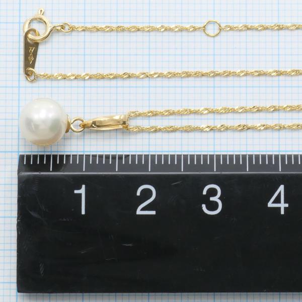 18K Yellow Gold Pearl Necklace for Women - Elegant Bridal Jewelry & Wedding Gift - Perfect for Anniversary, Birthday and Special Occasions