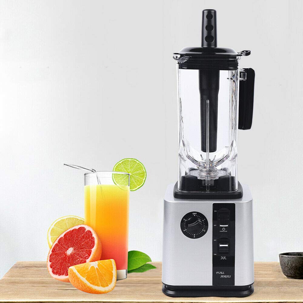 TBVECHI 2200W Commercial Electric Blender - 2.2L High-Powered Juice & Smoothie Maker with Ice Crushing Function | Perfect for Restaurants, Cafes & Home Kitchens