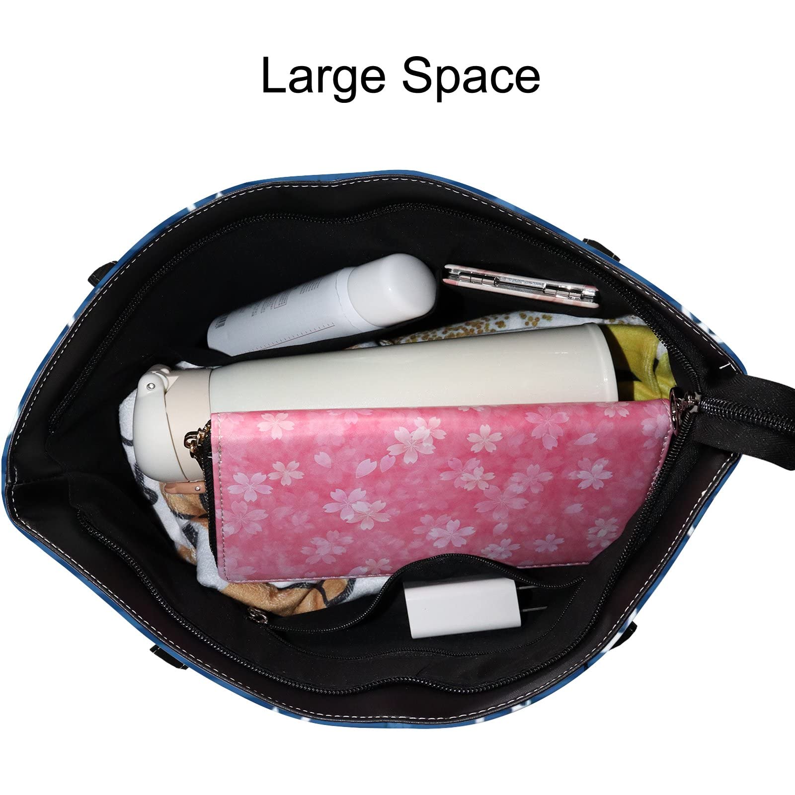 Women's Leather Crossbody Handbags & Work Tote Bags with Zipper - Stylish Coach-Inspired Designer Purse for Office, Travel & Everyday Use