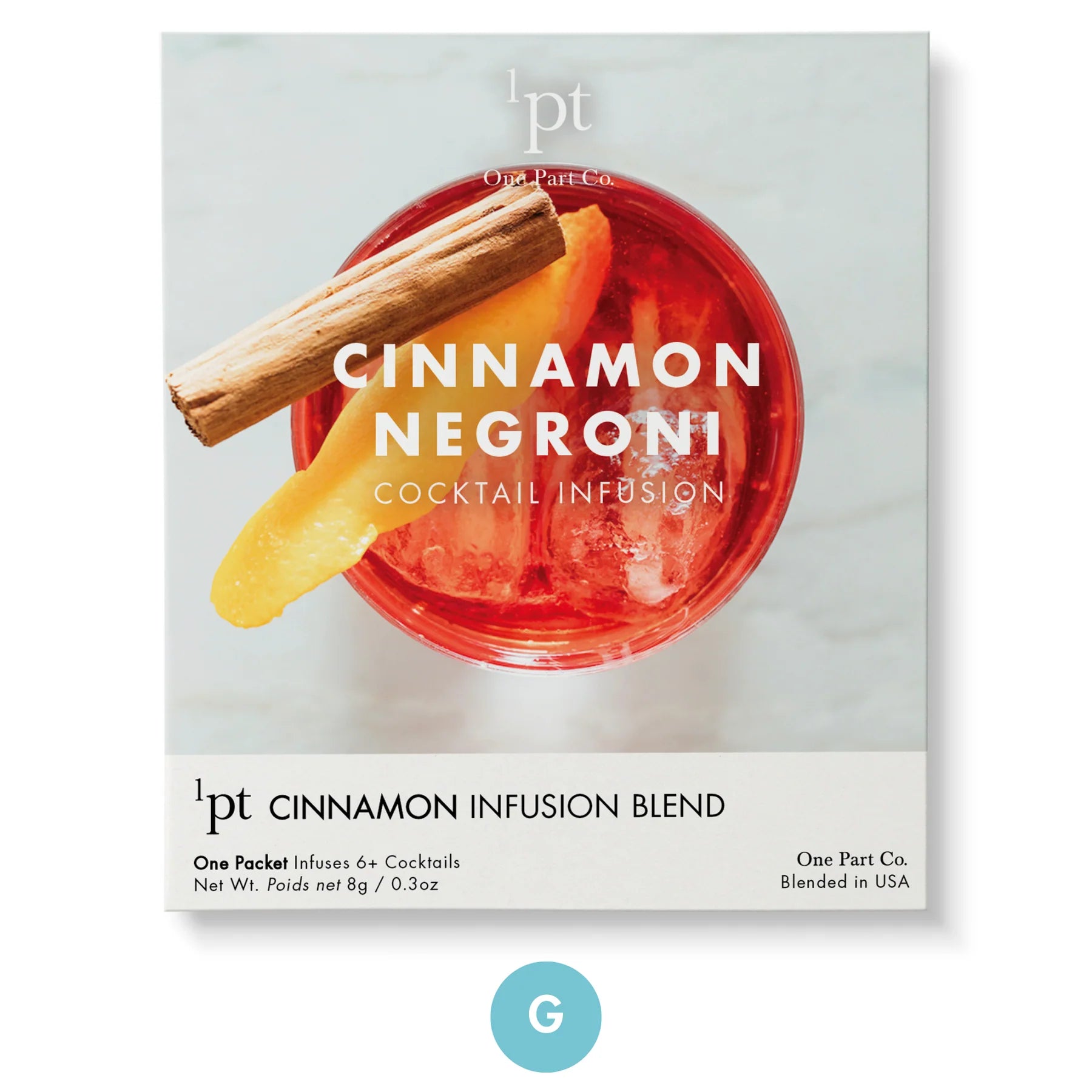 Premium 1 PT Cocktail Infusions - Cinnamon Negroni Flavor | Artisanal Cocktail Syrup for Home Bars & Mixology | Perfect for Old Fashioned, Manhattan & Whiskey Cocktails