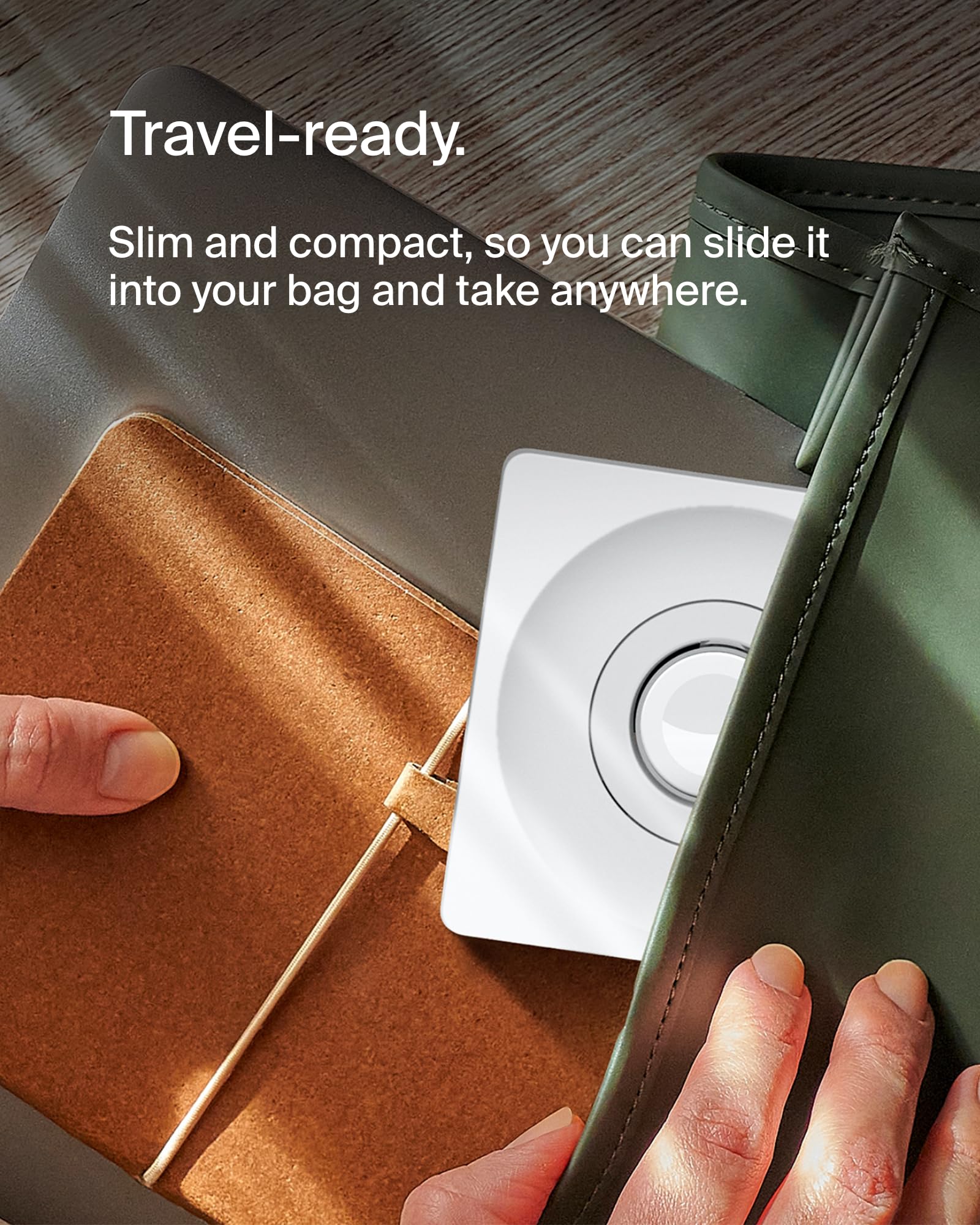 Belkin MagSafe 3-in-1 Wireless Charging Station - Fast Charger for iPhone 14/13/12, Apple Watch & AirPods - Compact Magsafe Charging Pad for Home, Office & Travel - White