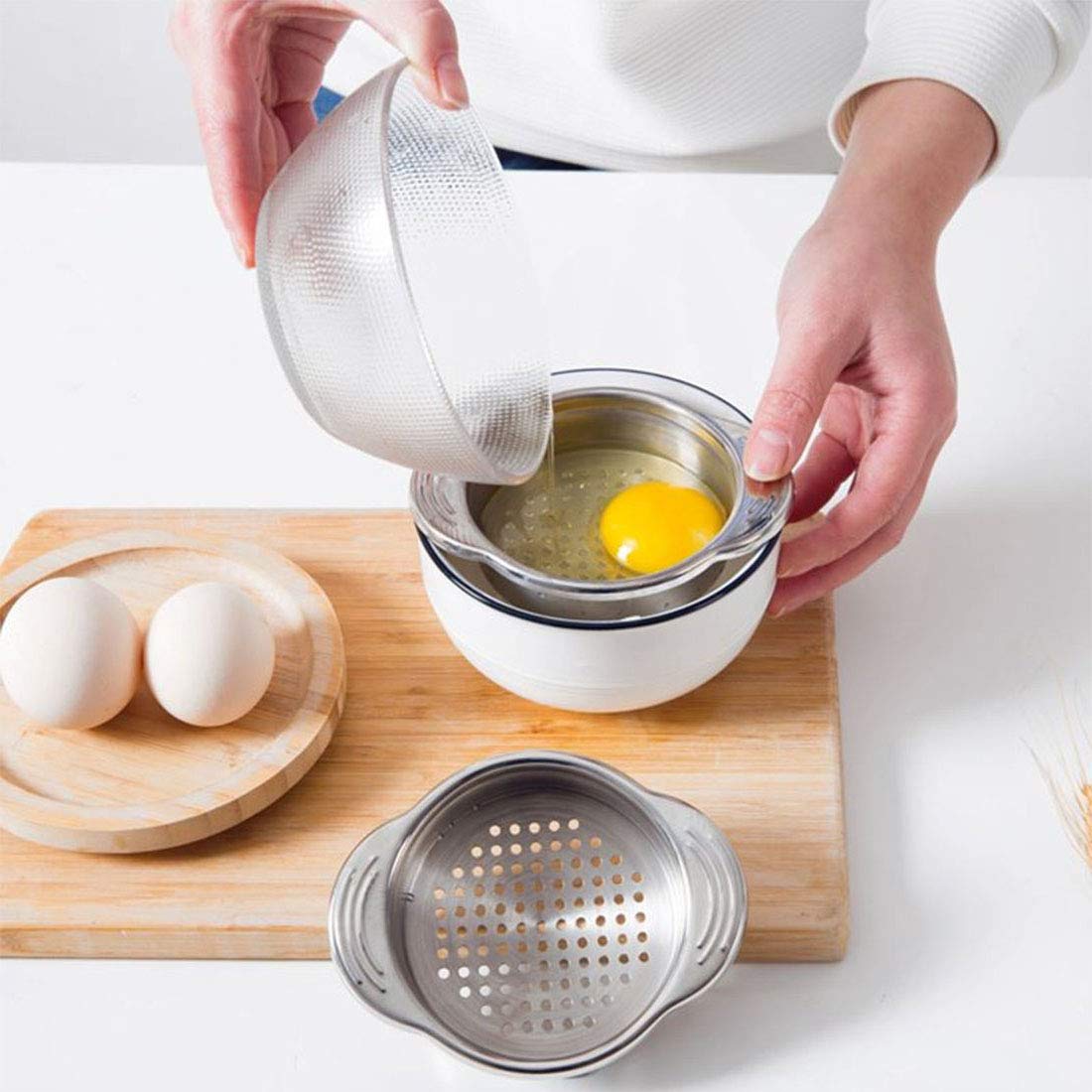 Premium Stainless Steel Tuna Strainer - Food Grade Oil Drainer & Can Lid Press for Easy Tuna Canning | Odor-Resistant, Dishwasher Safe | Perfect for Home Kitchens, Camping & Meal Prep