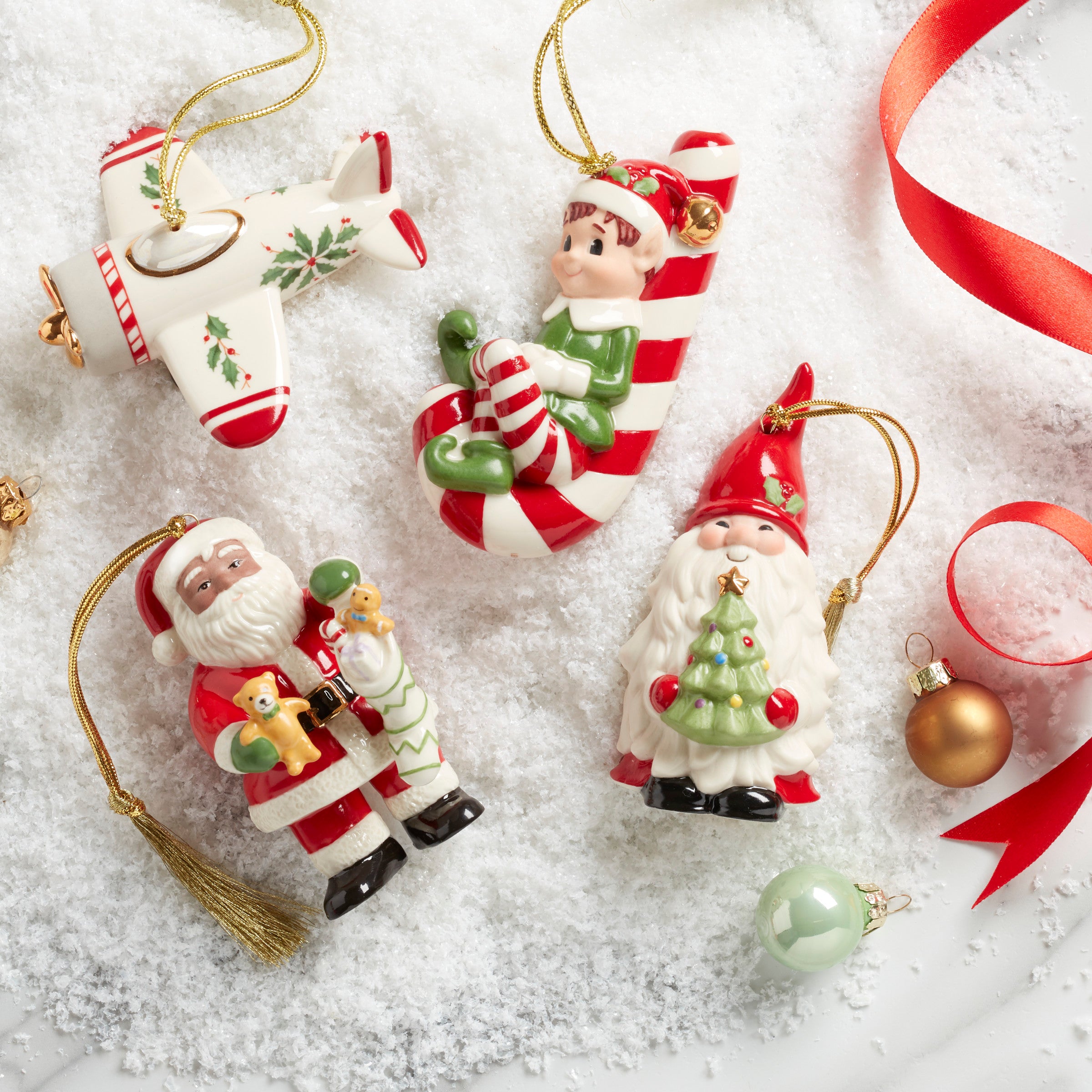 African American Santa Stocking Ornament - Christmas Holiday Decor for Tree, Mantel & Gifts - Unique Cultural Holiday Decoration for Home & Party
