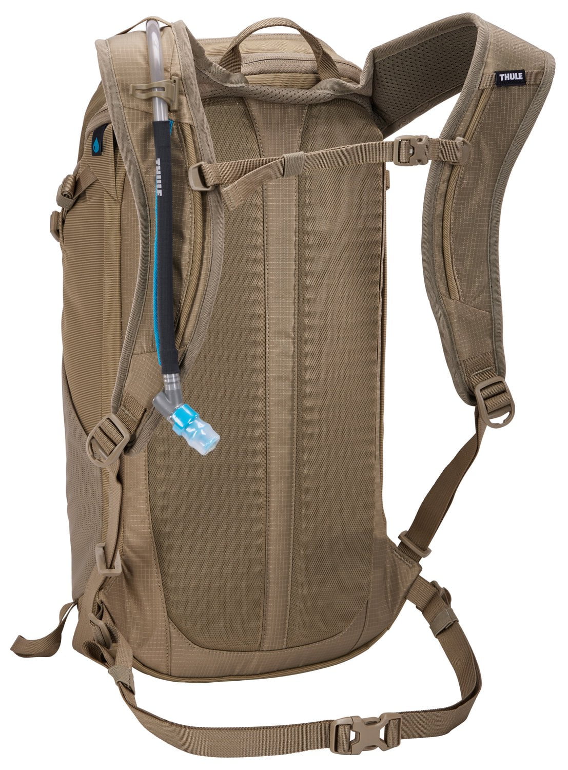 Thule AllTrail Hydration Pack 16L - Lightweight Hiking Backpack with Water Bladder, Faded Khaki - Perfect for Trail Running, Hiking & Outdoor Adventures