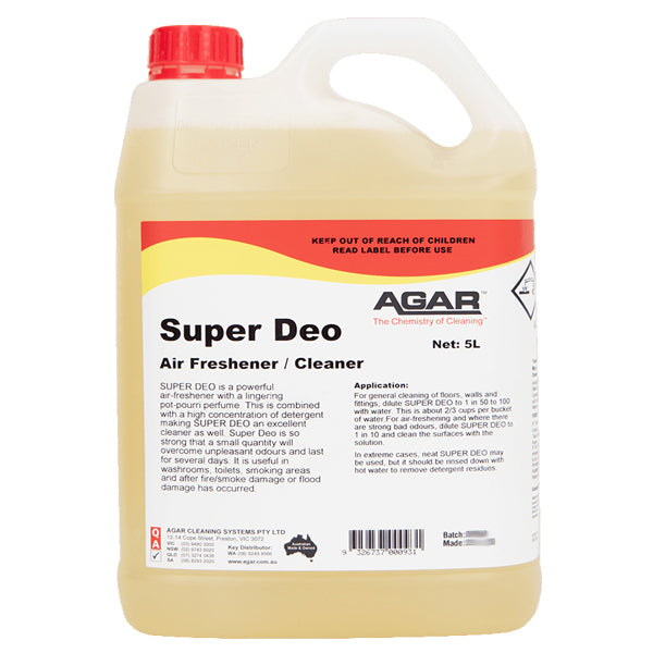 Agar Super Deo Strong Perfumed Deodorizer - Long Lasting Floral Scent for Home, Office & Car | Eliminates Odors Naturally