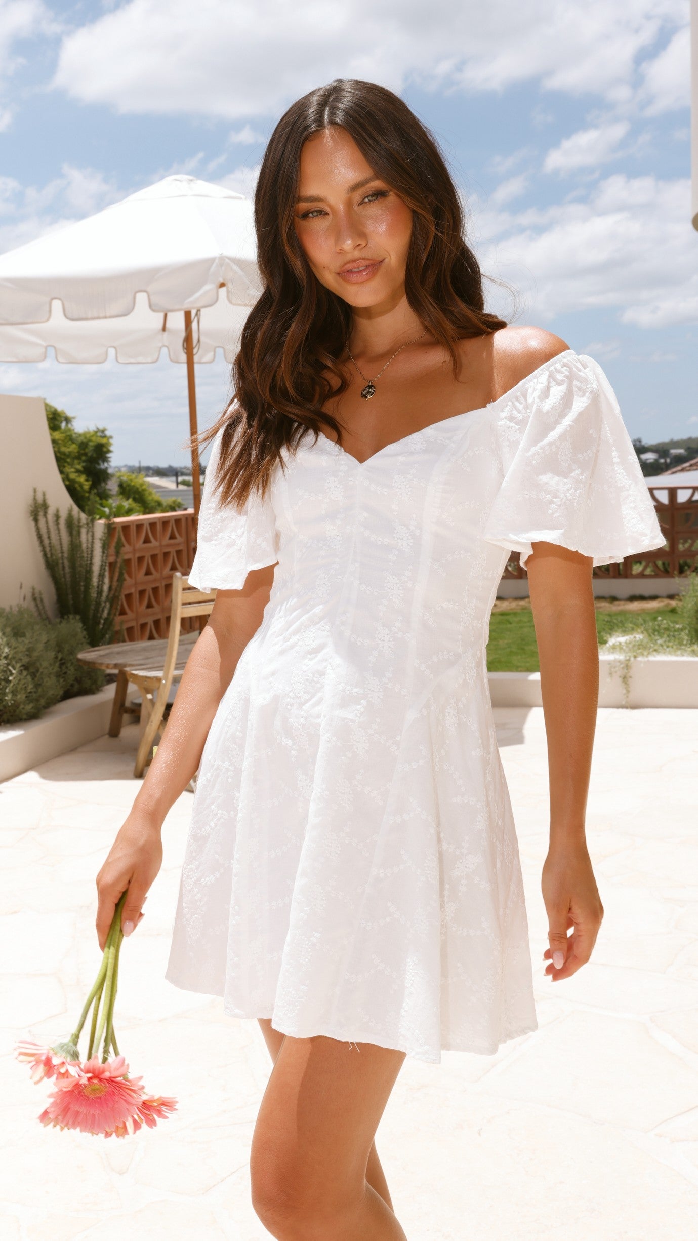 Leighton Mini Dress for Women - Elegant White Summer Party Dress | Perfect for Cocktail Parties, Weddings & Date Nights