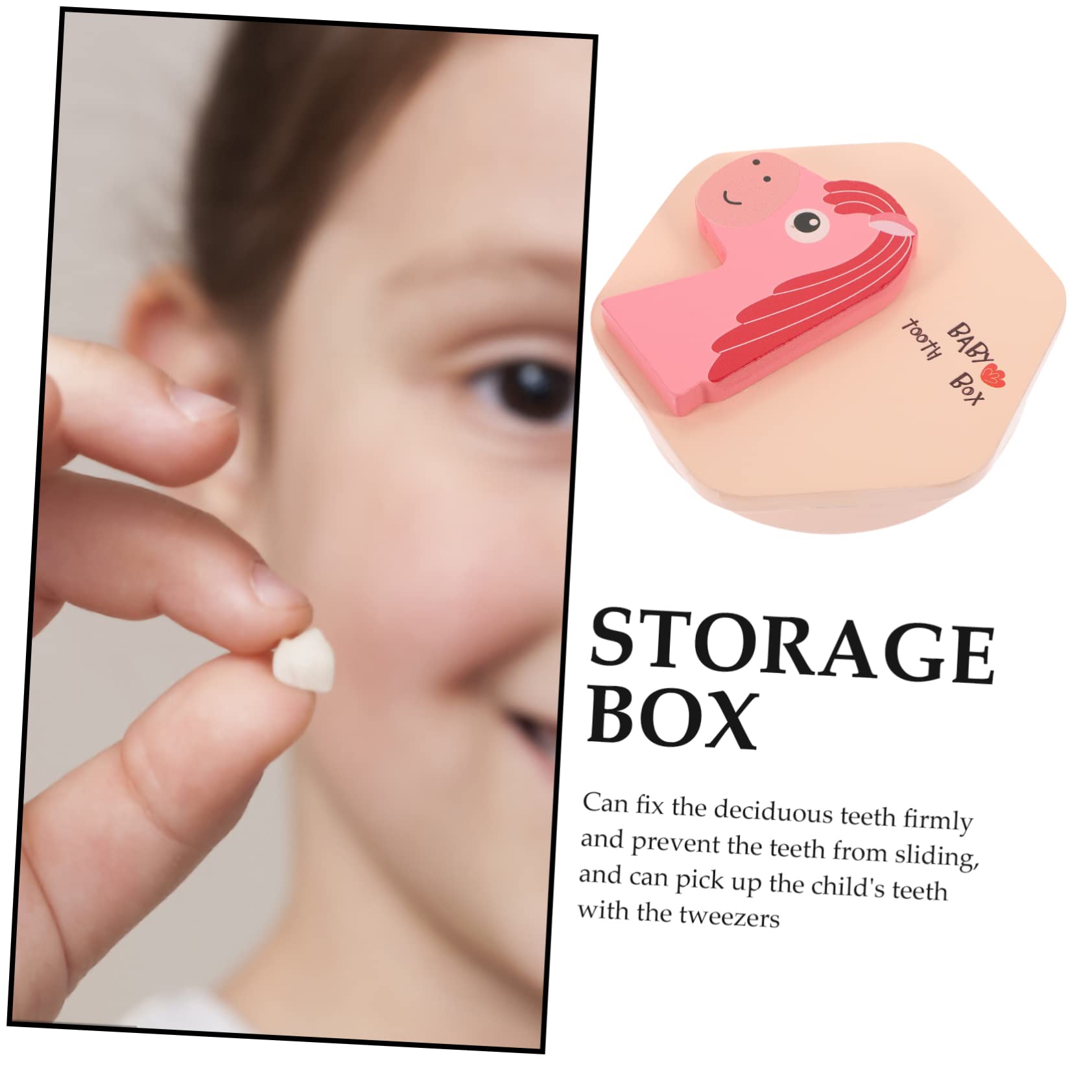 ifundom 4pcs Baby Tooth Keepsake Box Set - First Tooth Organizer for Boys & Girls - Perfect for Newborns & Toddlers - Great Baby Shower Gift & Memory Preservation