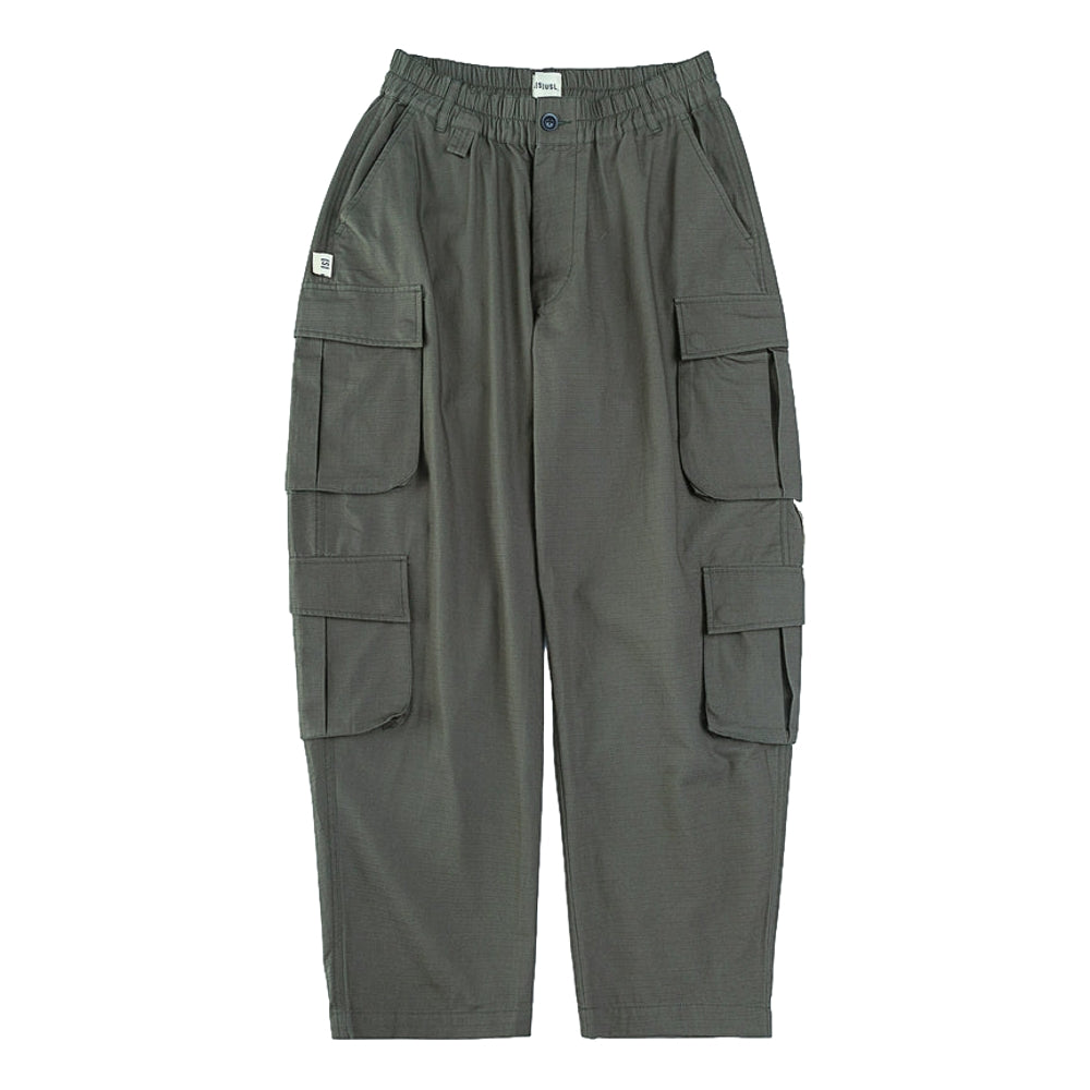 ASUSL Ripstop Four-Pocket Cargo Pants - Olive Green | Durable Military-Style Tactical Pants for Outdoor Adventures, Hiking & Workwear