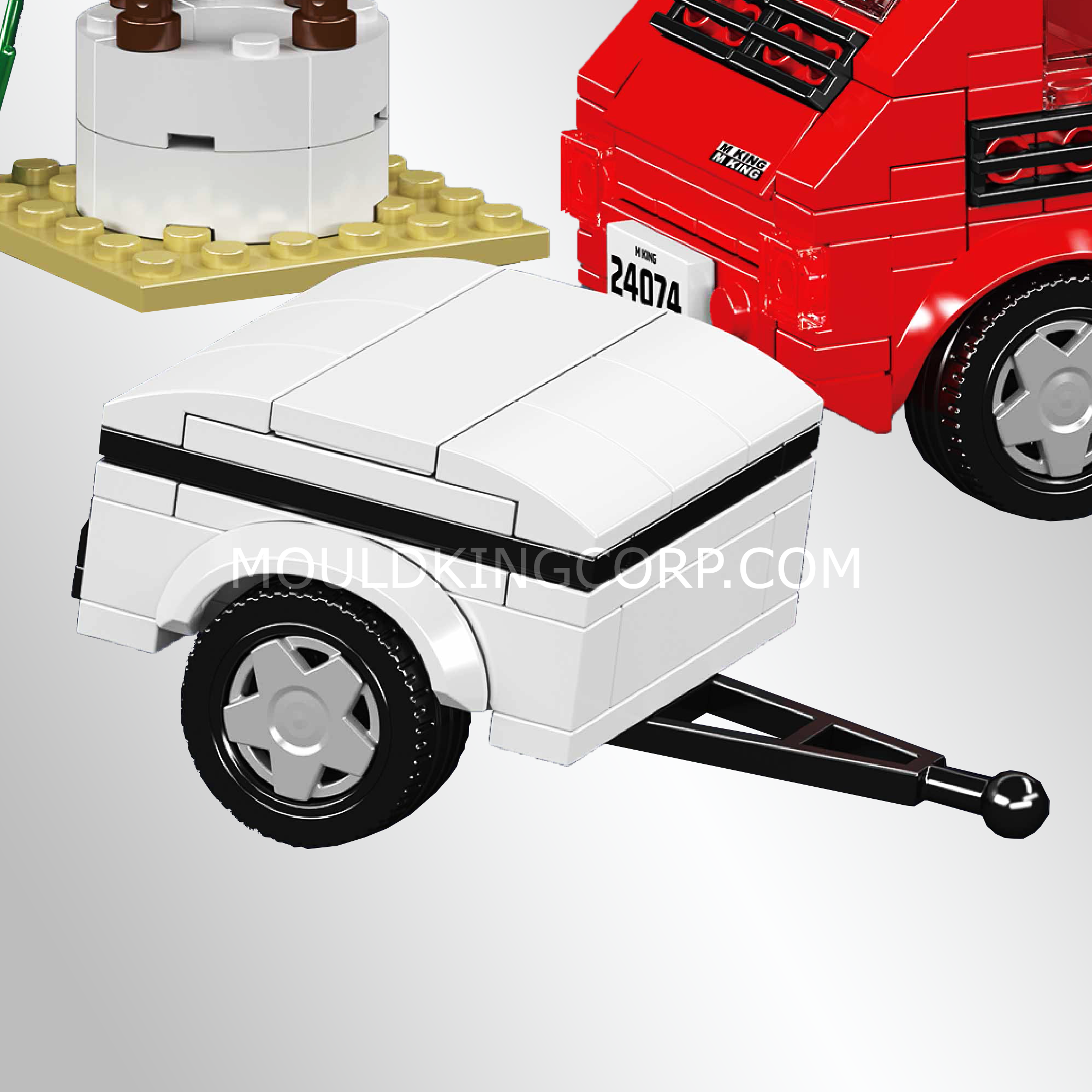 Mould King 24074 Fiat 126P Model Car Building Kit - 393 Piece DIY Construction Set for Adults & Kids | Creative STEM Toy for Car Enthusiasts | Perfect for Home Decoration, Gift Giving & Collectors