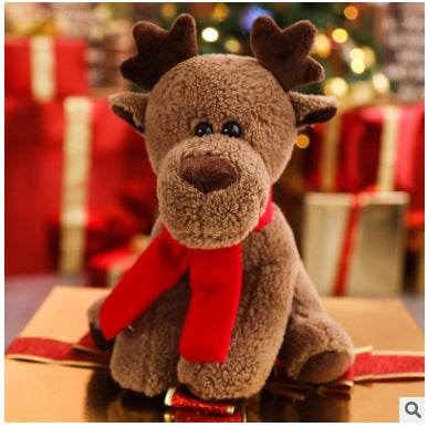 Adorable Snowman & Rudolf Christmas Plush Toys - Soft Stuffed Animals for Holiday Decor, Gifts & Kids Room Decorations