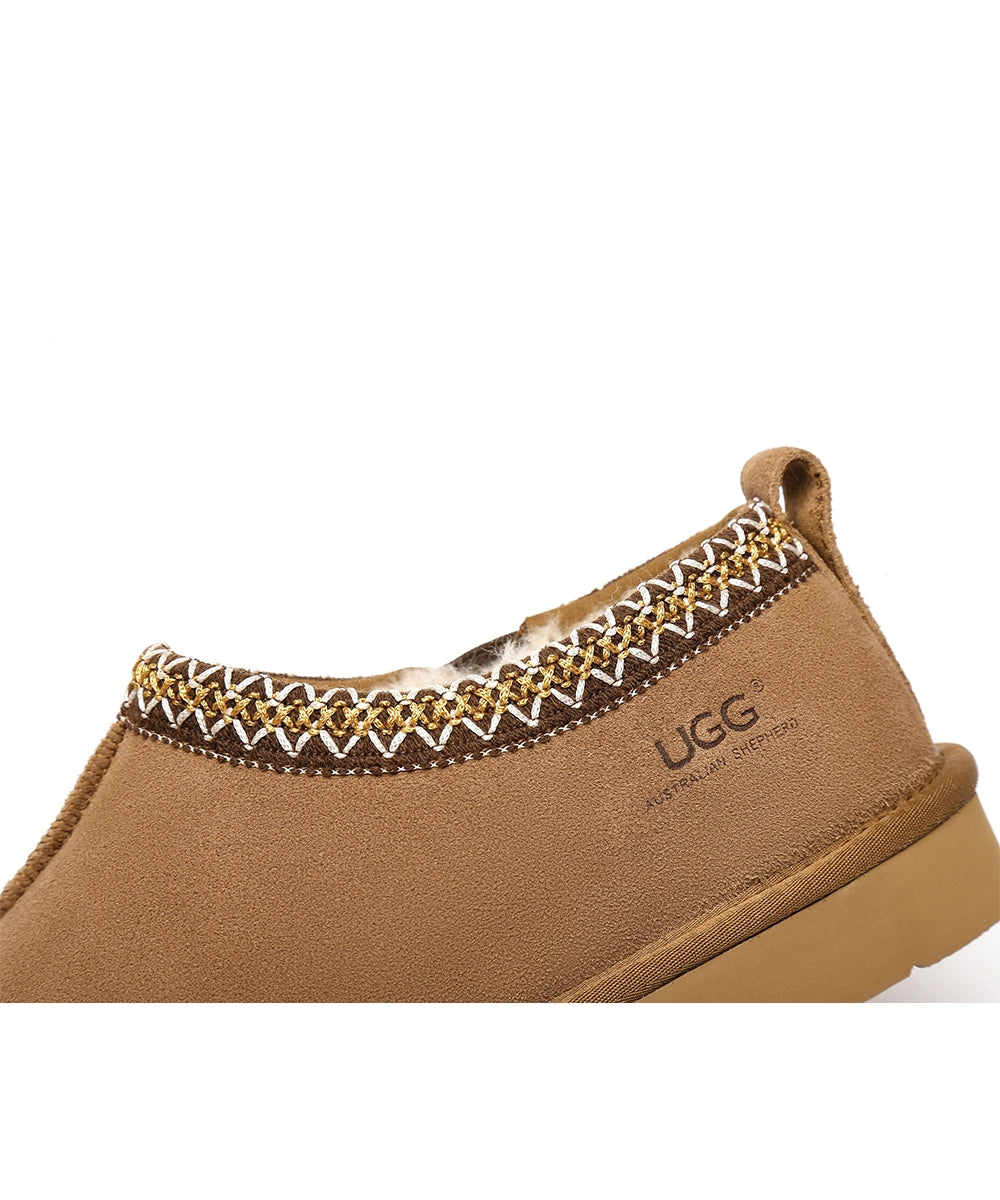 Men's Vinny UGG Slippers - Cozy Sheepskin Indoor/Outdoor House Shoes for Winter Comfort & Warmth - Perfect for Home, Office & Travel