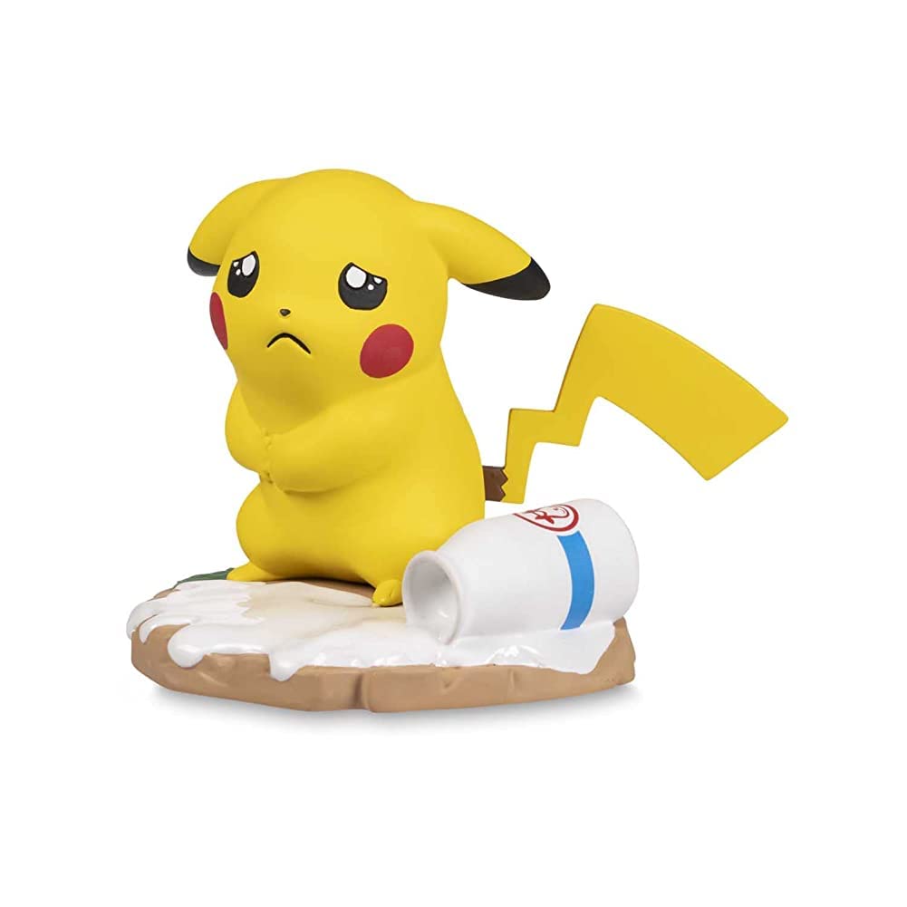 Pokemon Center Pikachu Moods Guilty Figure - Cute Collectible Plush Toy for Pokemon Fans | Perfect for Home Decor, Gift Giving & Anime Collections