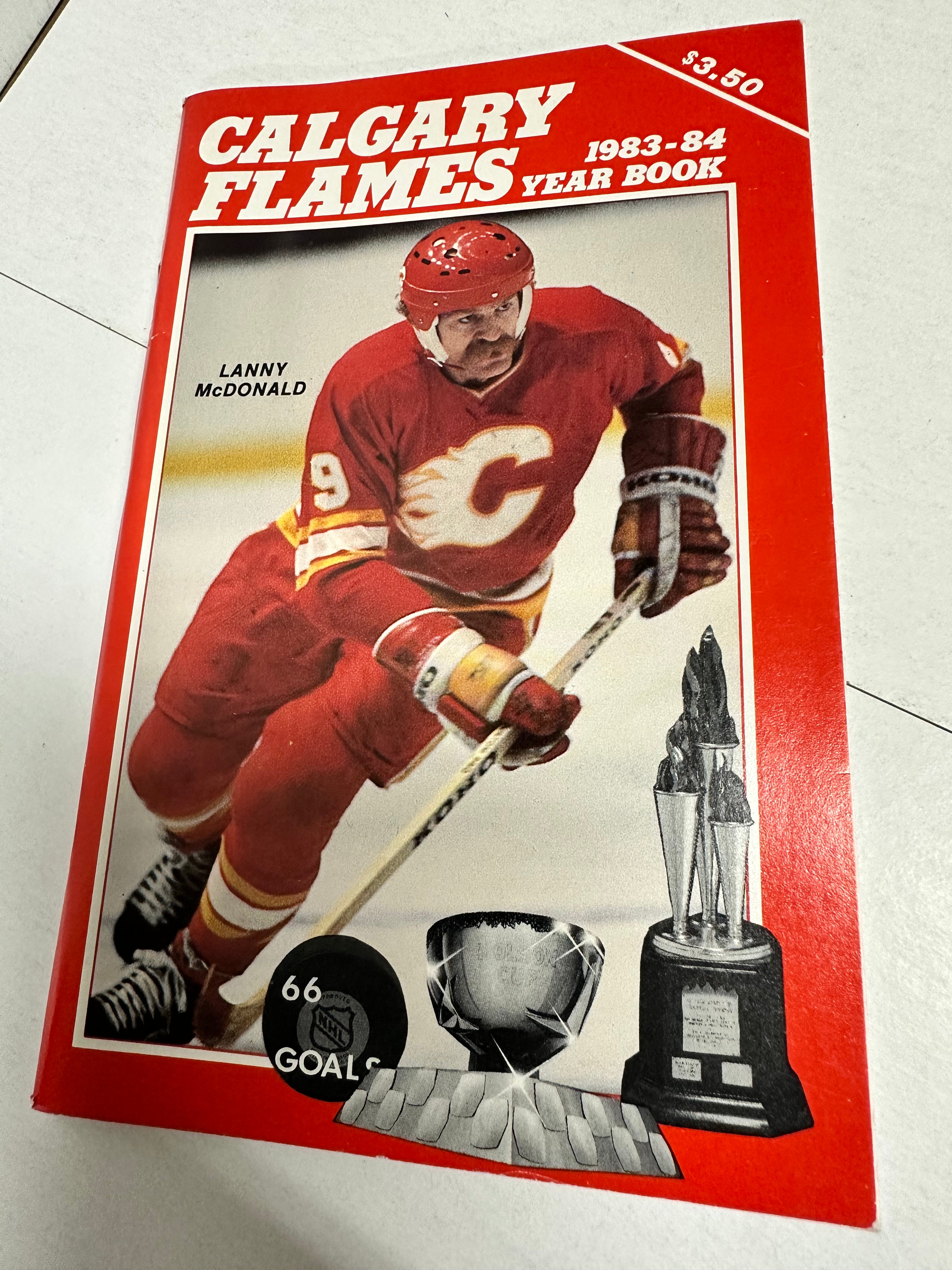1983-84 Calgary Flames Official NHL Hockey Media Guide | Vintage Hockey Collectible | Perfect for Fans, Memorabilia Collectors & Sports Historians