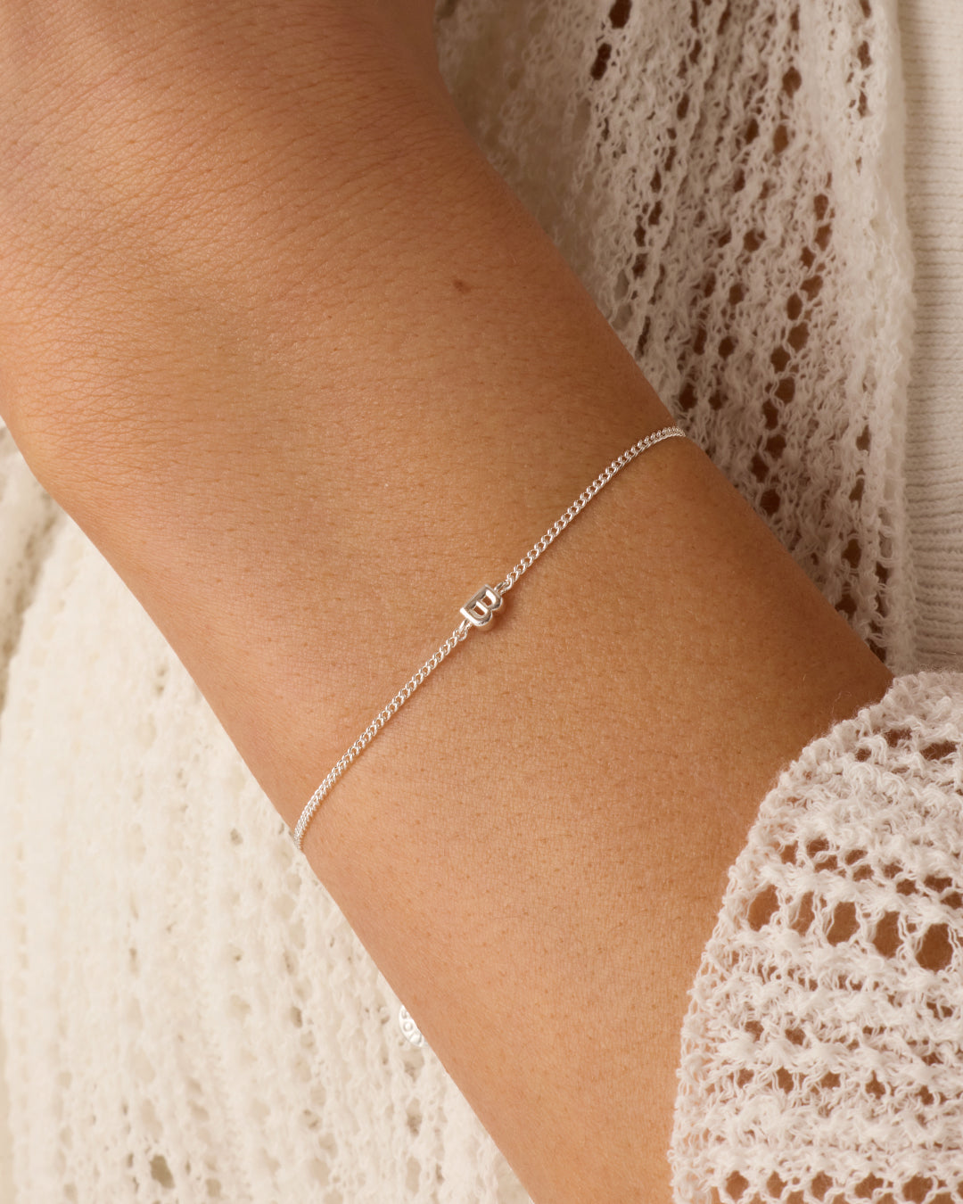 Wilder Mini Alphabet Bracelet - Personalized Initial Letter Bracelet for Women & Girls - Trendy Stackable Jewelry for Everyday Wear & Gifts