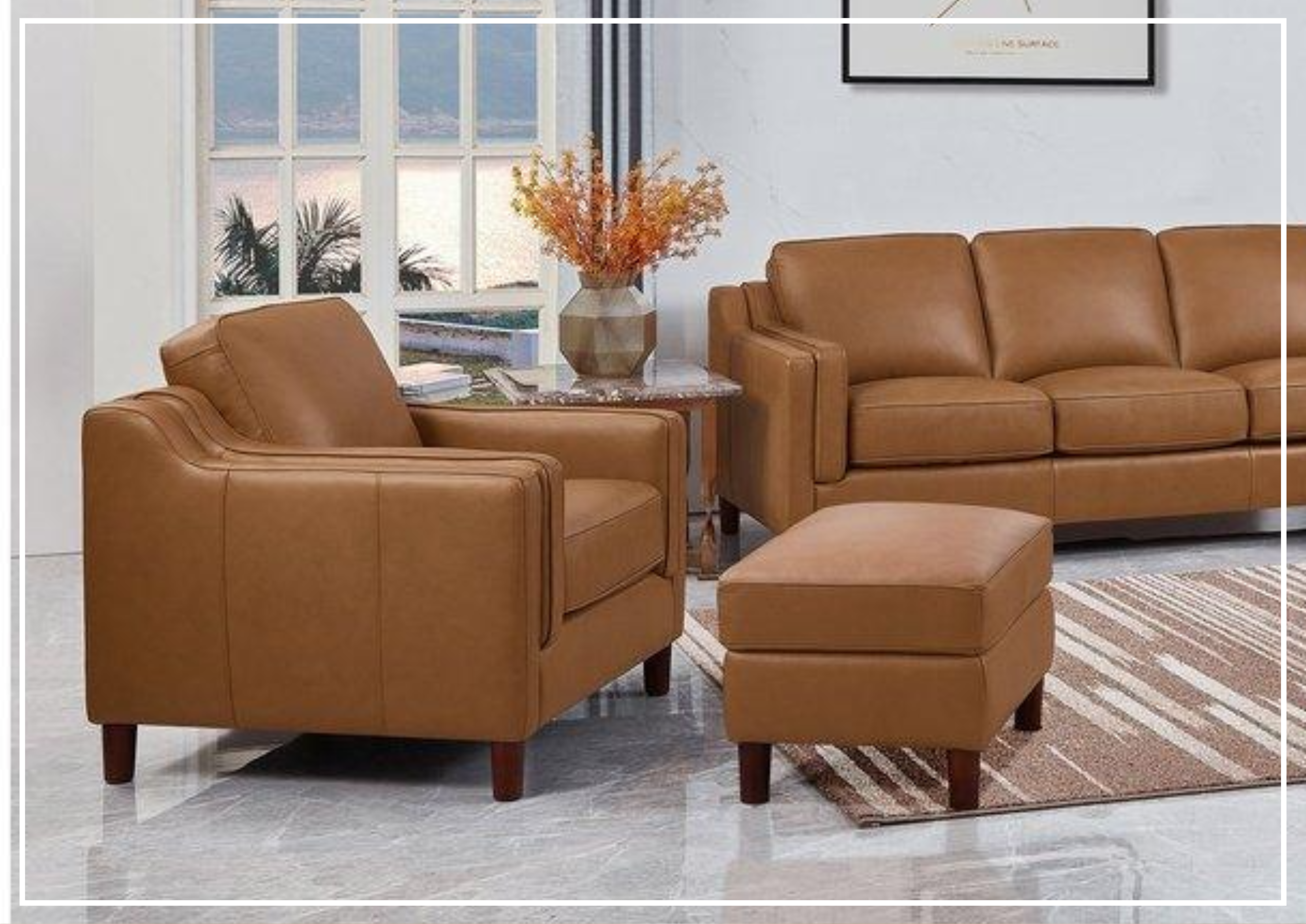 Premium Hydeline Bella Top Grain Leather Chair with Track Arms - Ergonomic Office Chair for Home & Executive Workspaces