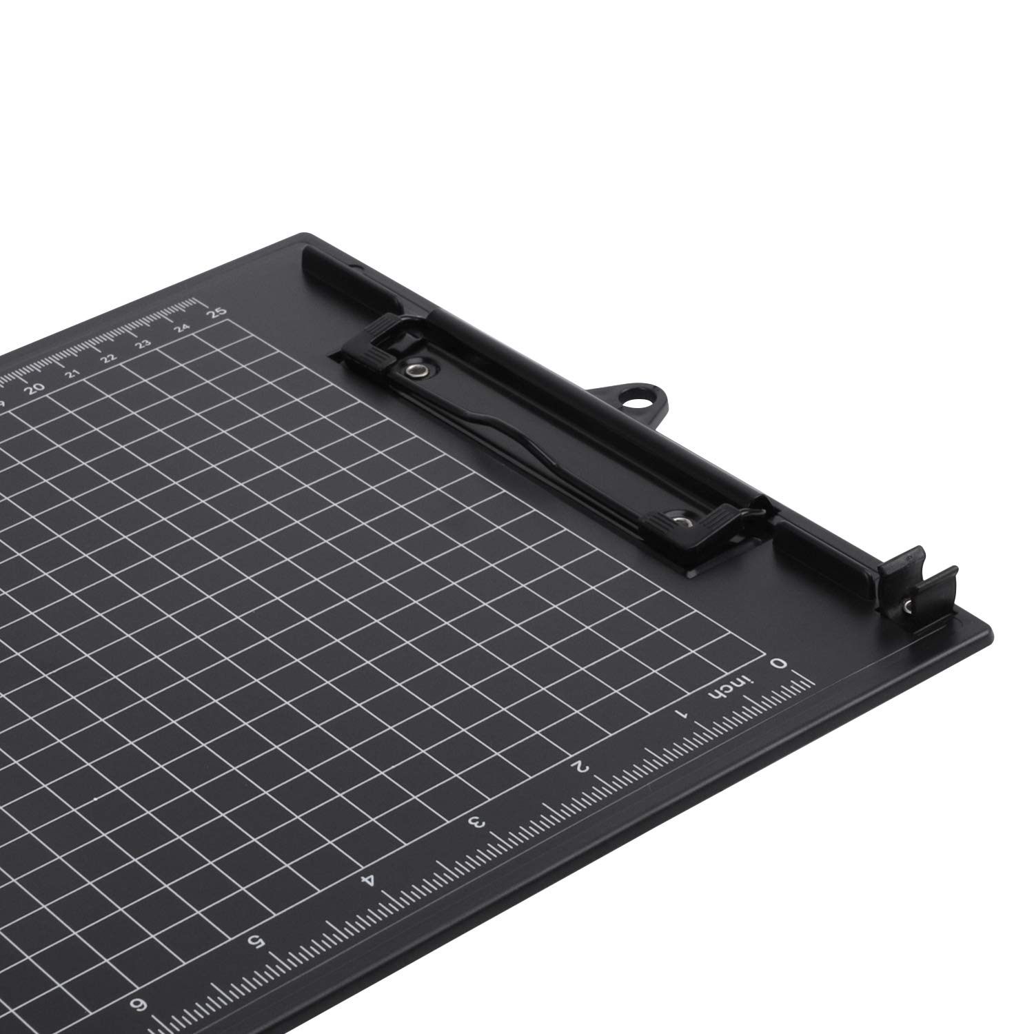 A4 Letter Size Clipboard with Hanging Hole - Plastic Storage Clipboard with Pen Clip, Writing Pad & File Folders - Business Document Holder with CM/INCH Dual Scales - Perfect for School, Office Meetings & Classroom Organization