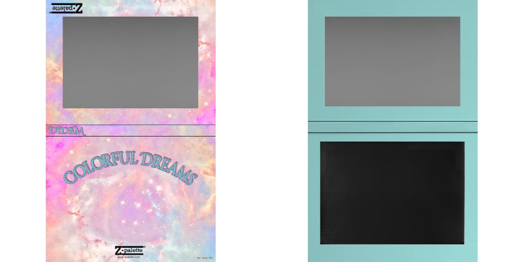 Custom Extra Large Z Palette - Magnetic Makeup Palette for Eyeshadows, Blush & Cosmetics - Perfect for Travel & Professional Makeup Artists