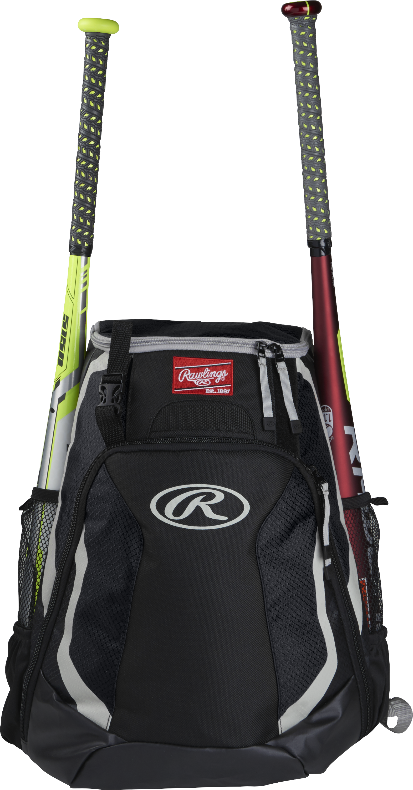 Rawlings R500 Baseball Backpack for Players - Durable Sports Bag for Training, Games & Travel | Perfect for Baseball, Softball & School Use