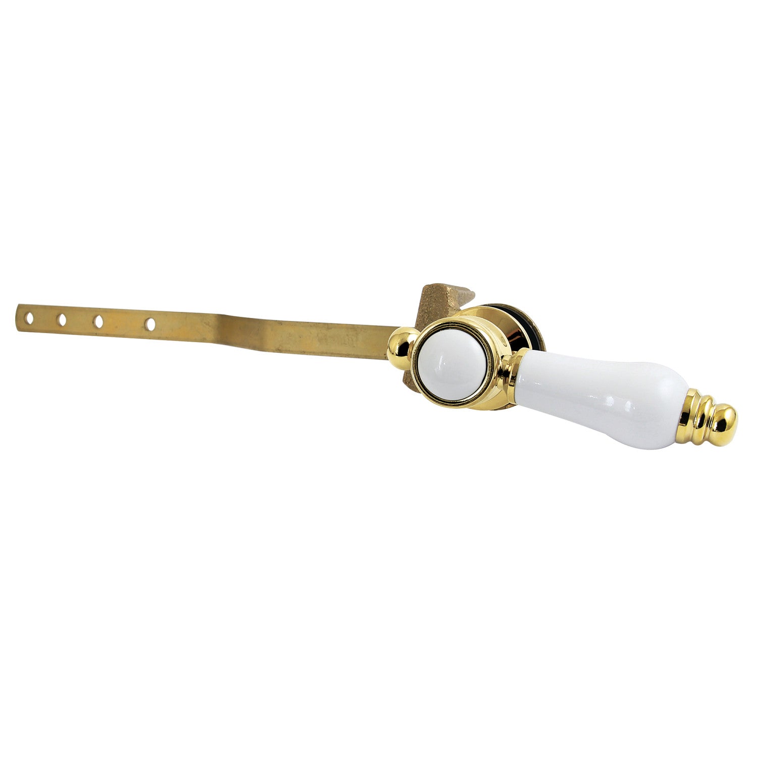 Bel Air KTBPL2 Front Mount Toilet Tank Lever in Polished Brass - Durable Replacement Flush Handle for Bathroom Toilet Repair and Upgrade (Ideal for Home, Hotel & Commercial Use)
