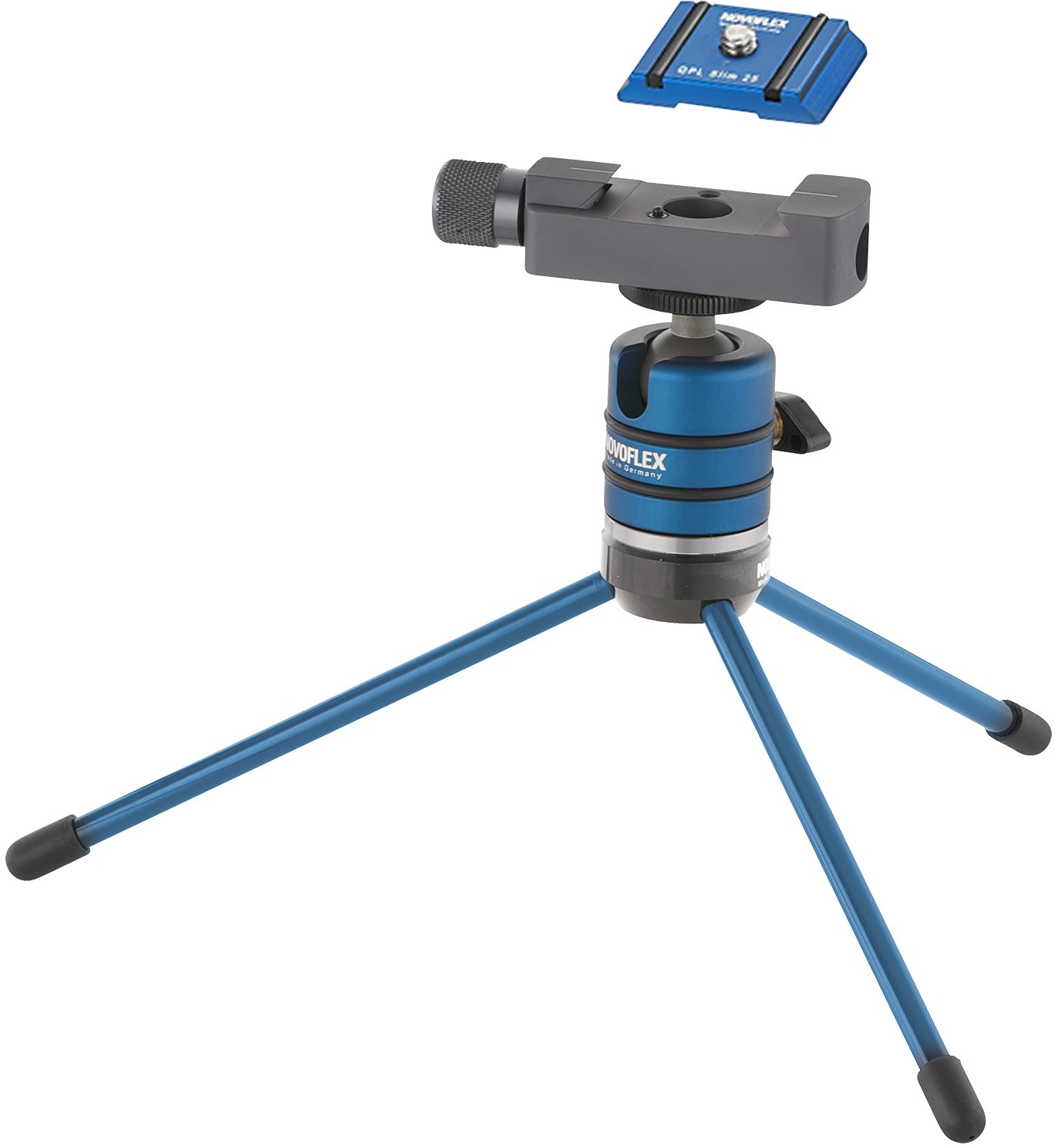 Novoflex MICROPOD Compact Tripod Kit with BALL19 Ball Head & QPL Quick-Release Plate (MICROSTATIV-Q) - Perfect for Travel, Macro Photography & Tabletop Shooting