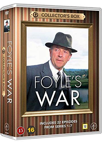 Foyle's War Complete Series 1-7 DVD Box Set (14 Discs) - PAL Region 2 Import from Denmark | WWII British Detective Drama | Perfect for Mystery Lovers & History Buffs