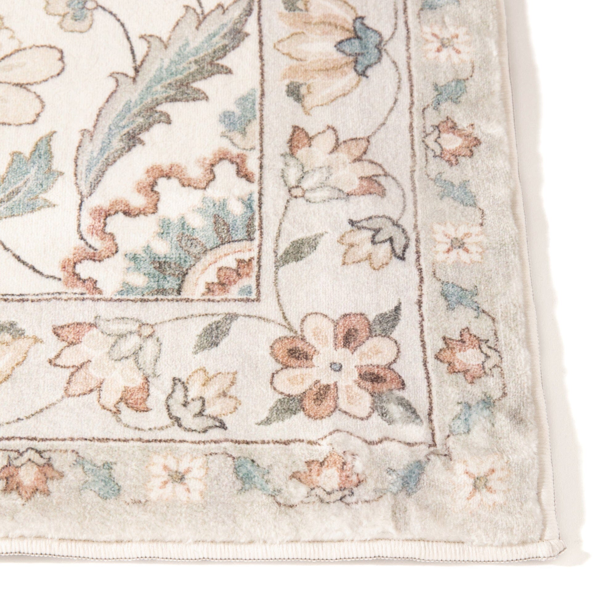 Arabesque Design Printed Area Rug 6.5x4.5ft Beige - Perfect for Living Room, Bedroom, or Office Decor