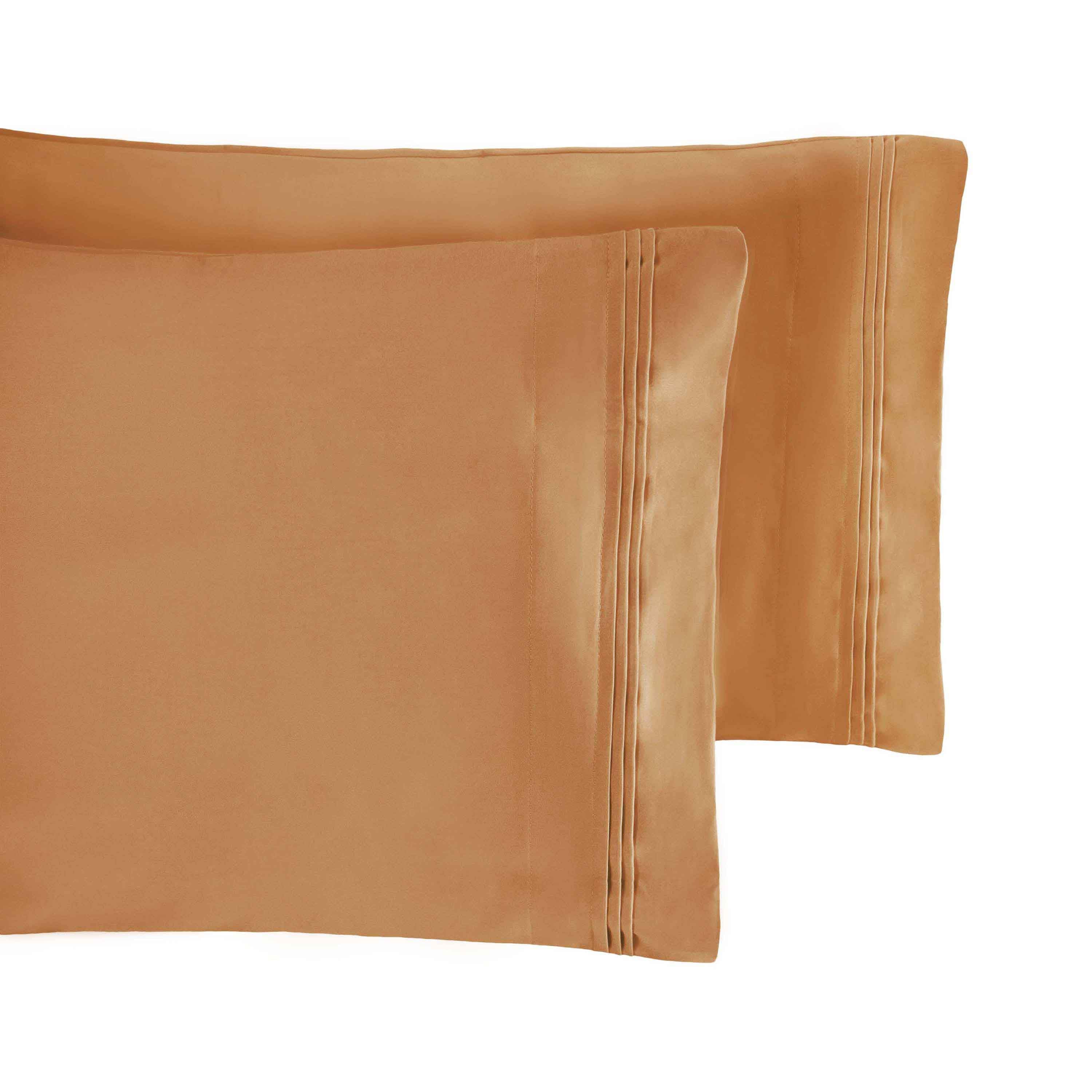 Premium 650 Thread Count Egyptian Cotton Pillowcase Set - Ultra Soft & Breathable for a Luxurious Sleep Experience | Perfect for Bedroom, Hotel, or Gift