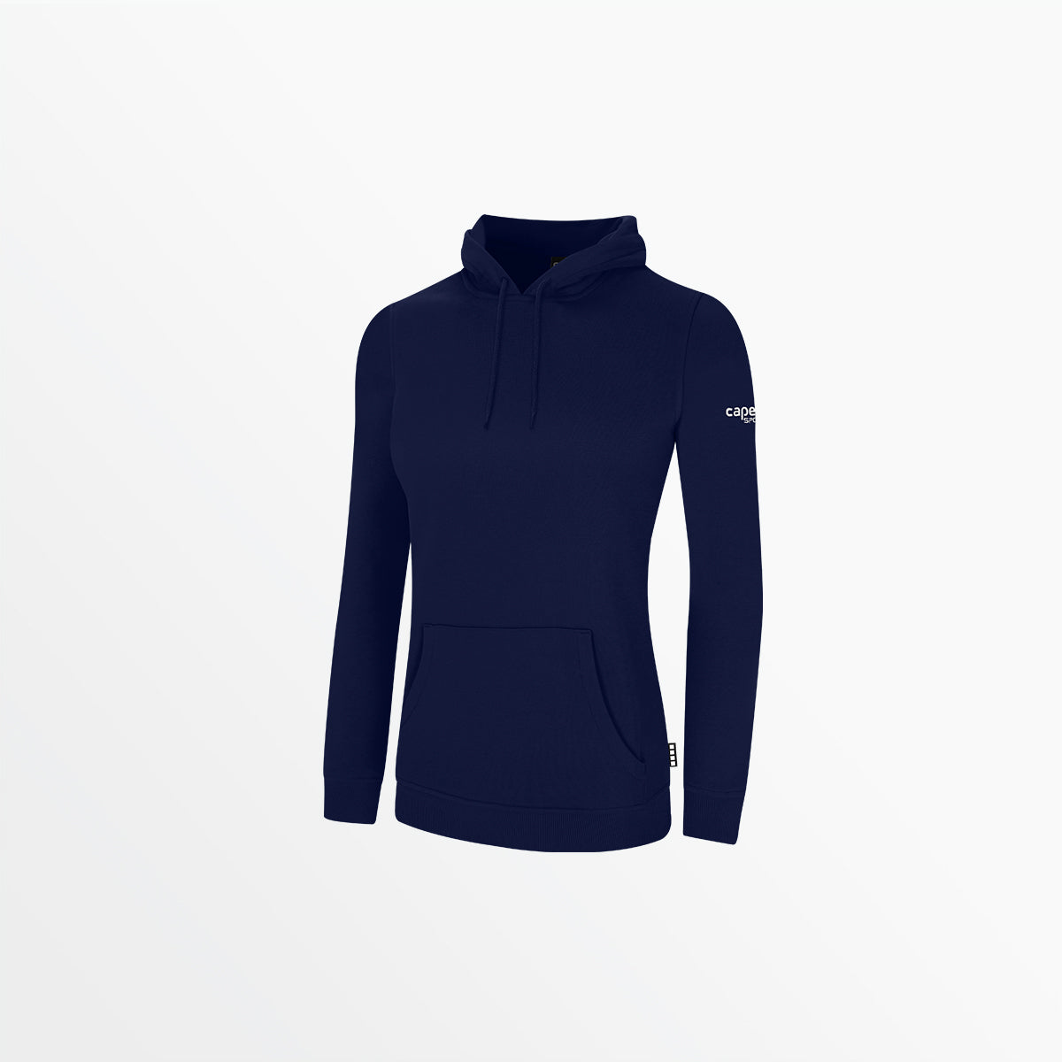 Women's Fleece Pullover Hoodie with Sleeve Logo - Cozy Casual Wear for Fall & Winter, Perfect for Outdoor Activities, Lounging & Travel