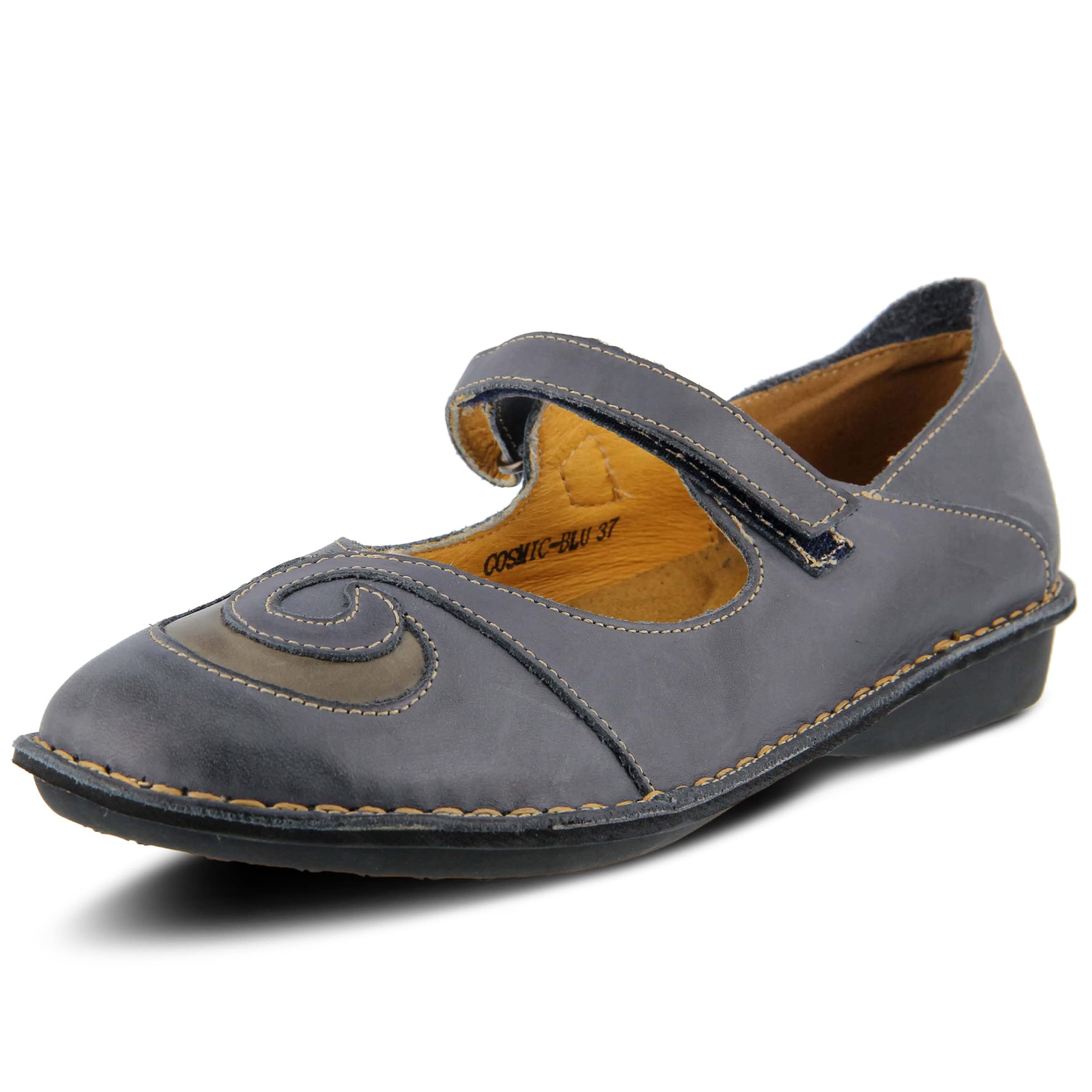 Spring Step Women's Cosmic Mary Jane Flat Shoes - Comfortable & Stylish Slip-Ons for Work, Casual Wear & Travel
