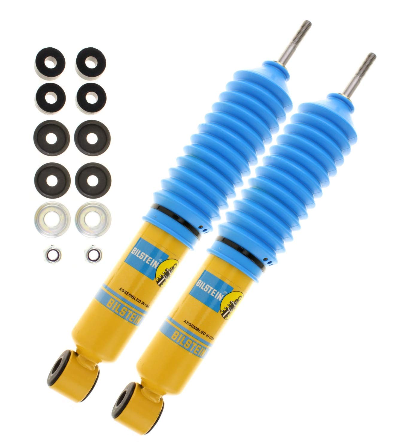 Bilstein B6 4600 Front Shock Absorber Pair Set (2) for Toyota 4WD Pickup Truck - Off-Road, Towing & Daily Driving Performance Upgrade