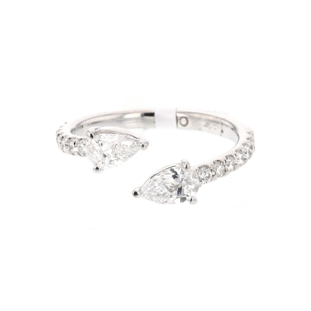 0.88 Carat Diamond Split Band Ring - Elegant Wedding & Engagement Jewelry for Women - Perfect for Proposals, Anniversaries & Special Occasions