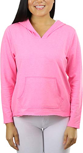 French Terry W/ Kangaroo Pocket - Pink/White (Junior)
