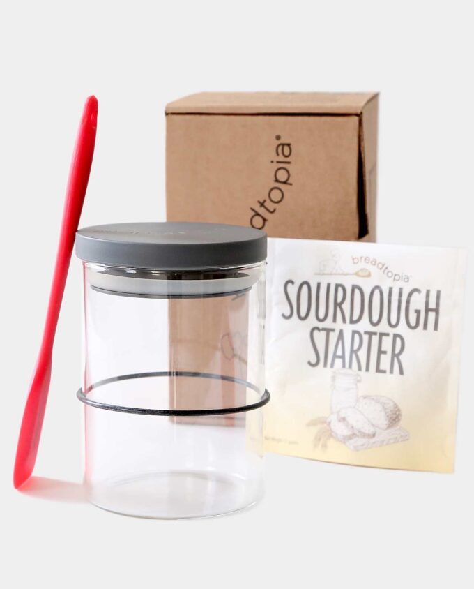 Organic Sourdough Starter Kit for Baking - Easy Homemade Bread & Pizza Dough Maker | Perfect for Artisan Bread, Baguettes & Pastries | Home Baker Gift Set