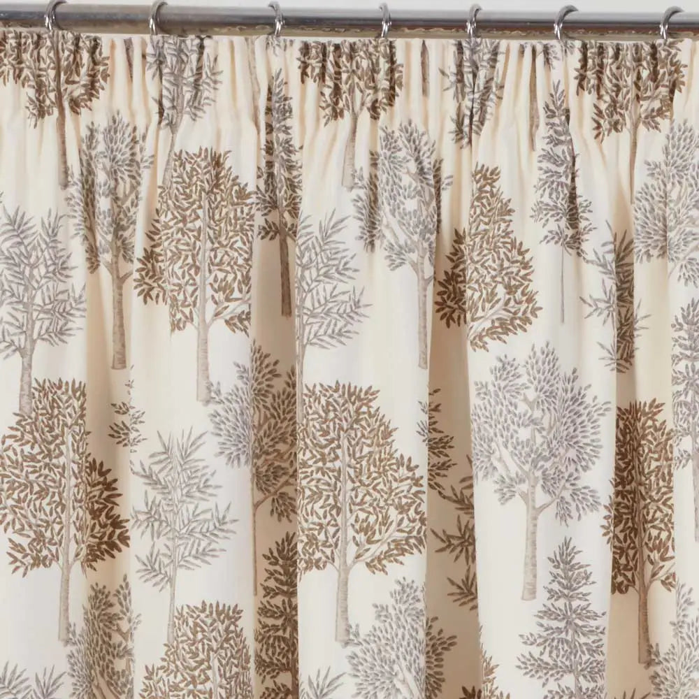 Sundour Coppice Pencil Pleat Curtains - Natural Linen Textured Window Drapes for Living Room & Bedroom | Thermal Insulated Blackout Curtain Panels