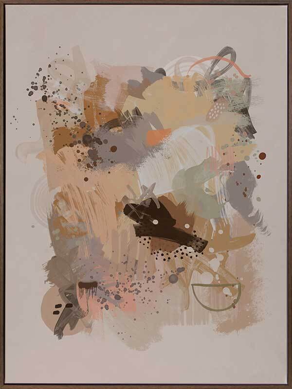 Dust Cloud Canvas Art Print - Modern Abstract Wall Decor for Living Room, Bedroom & Office - Perfect for Home & Office Decoration