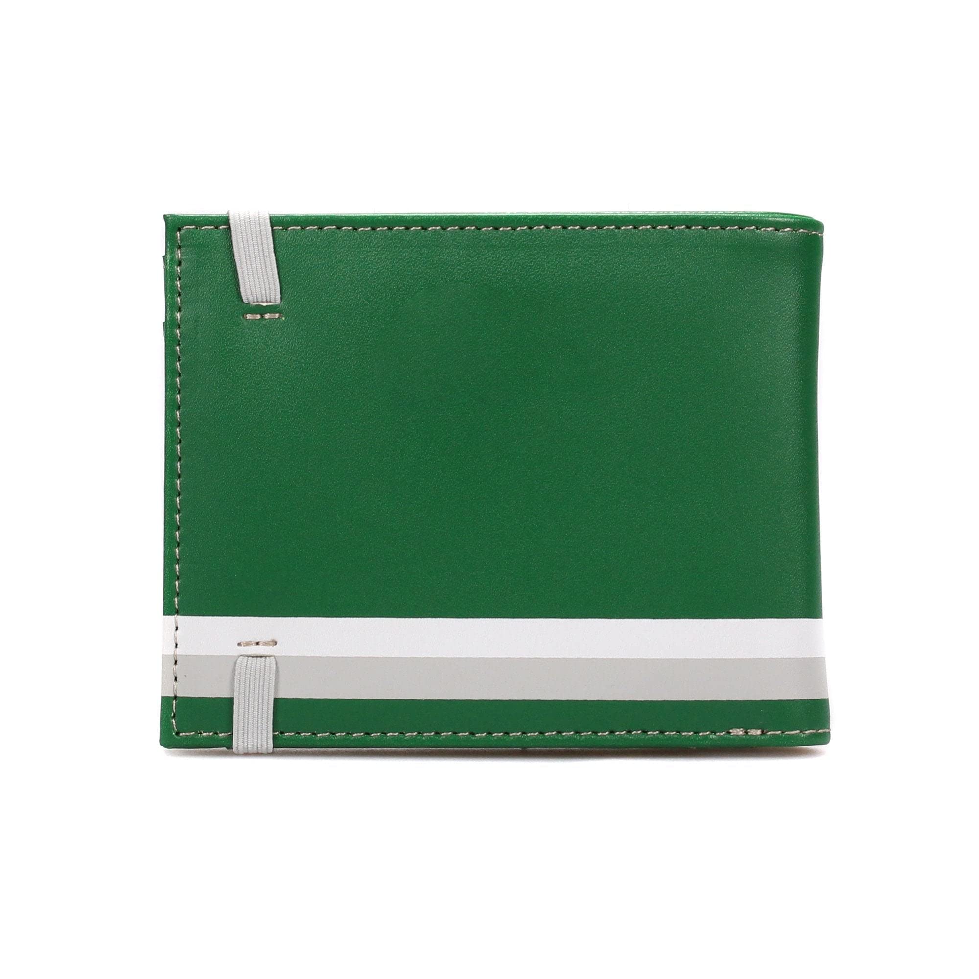 Harry Potter Slytherin Half Moon Wallet - Genuine Leather Money Clip for Men & Women - Perfect for Cosplay, Gifts, and Daily Use