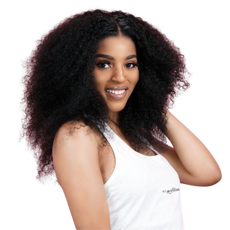 Afro Kinky Curly 100% Human Hair Bundles for Black Women - Natural Virgin Hair Weave Extensions for Braiding, Wigs & Protective Styles | Perfect for Daily Wear & Special Occasions
