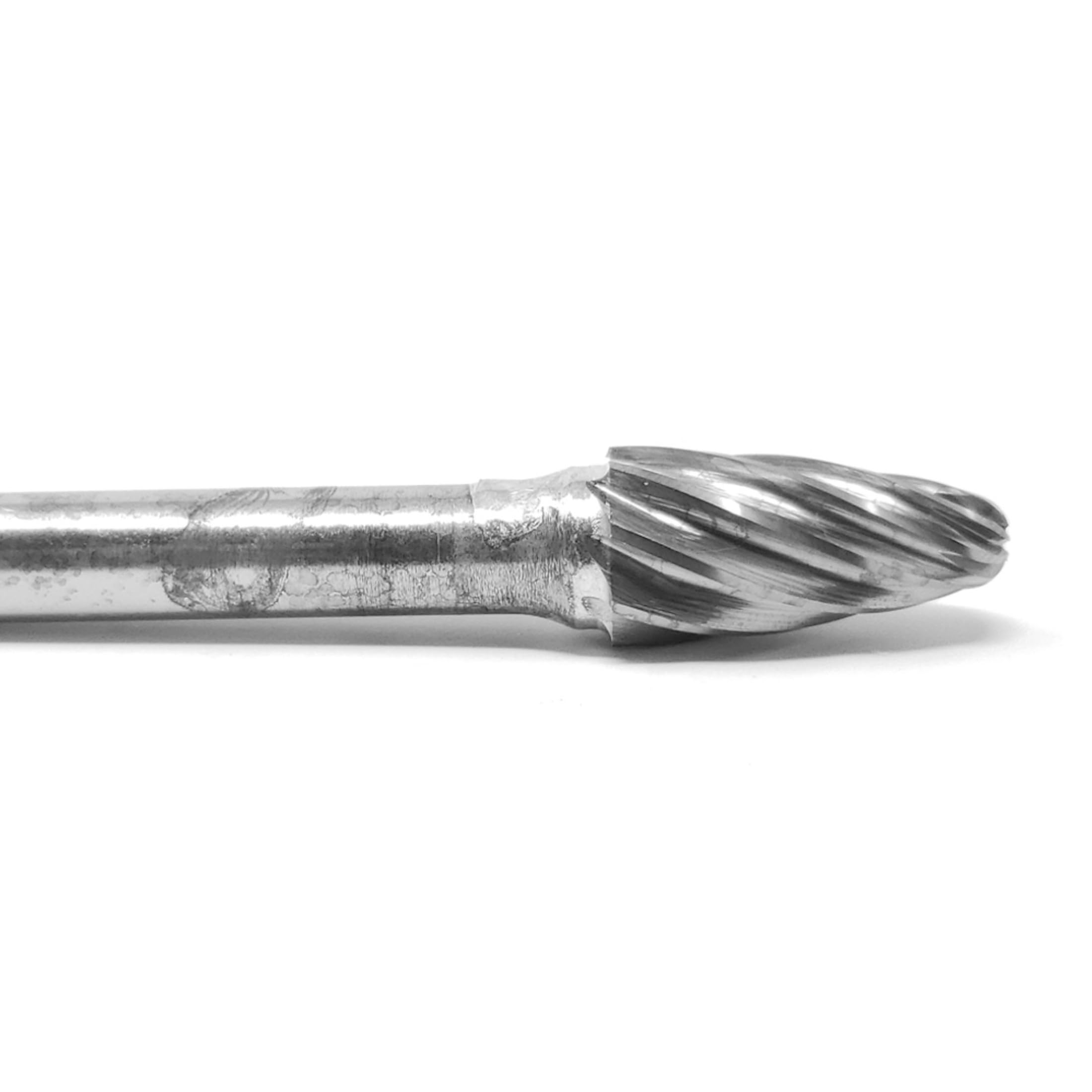 SF-3 NF Aluminum Cut Carbide Burr Die Grinder Bit 3/8