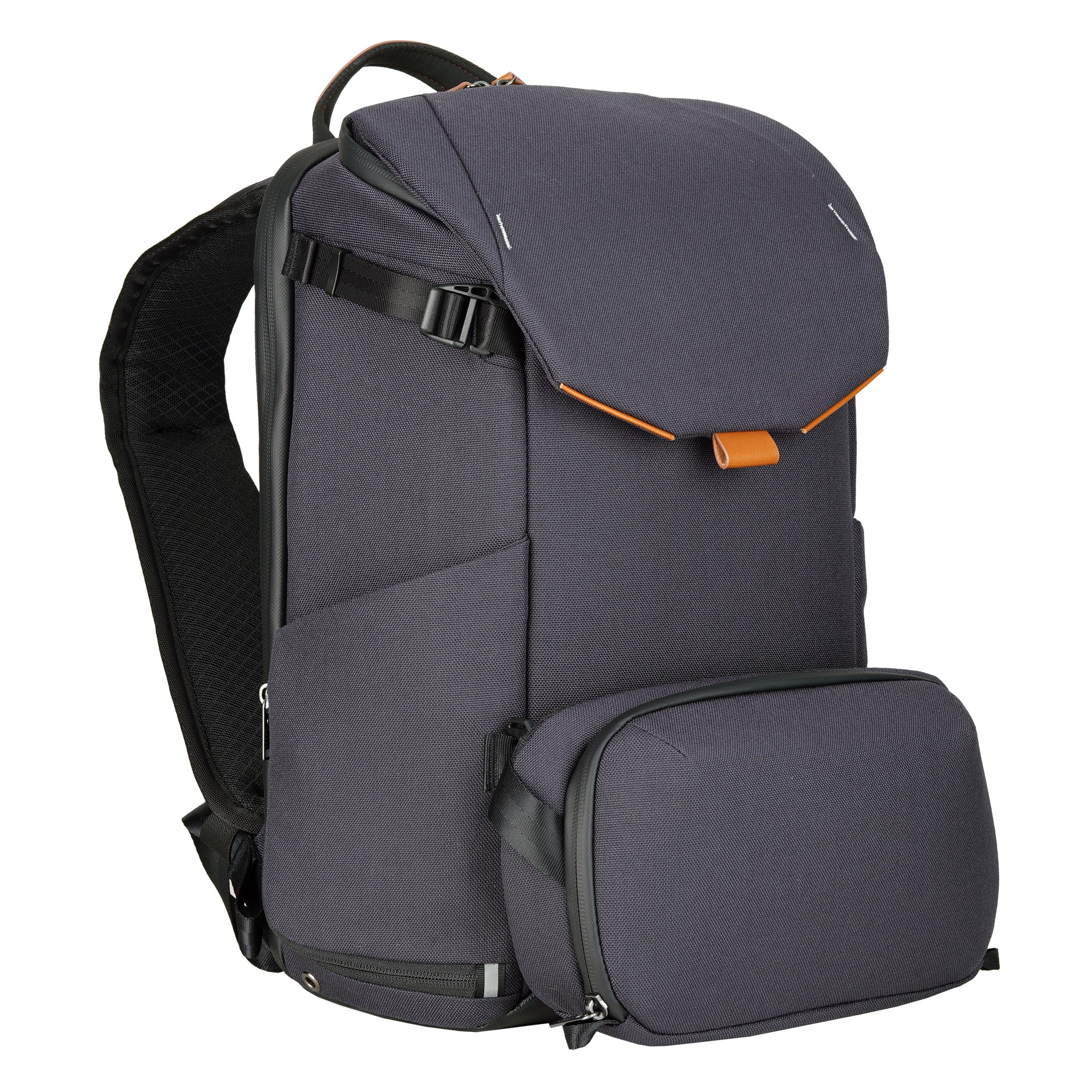 VEO CITY B46 Large DSLR Camera Backpack with Detachable Pouch - Waterproof & Durable Navy Blue Camera Bag for Travel, Hiking & Photography Enthusiasts