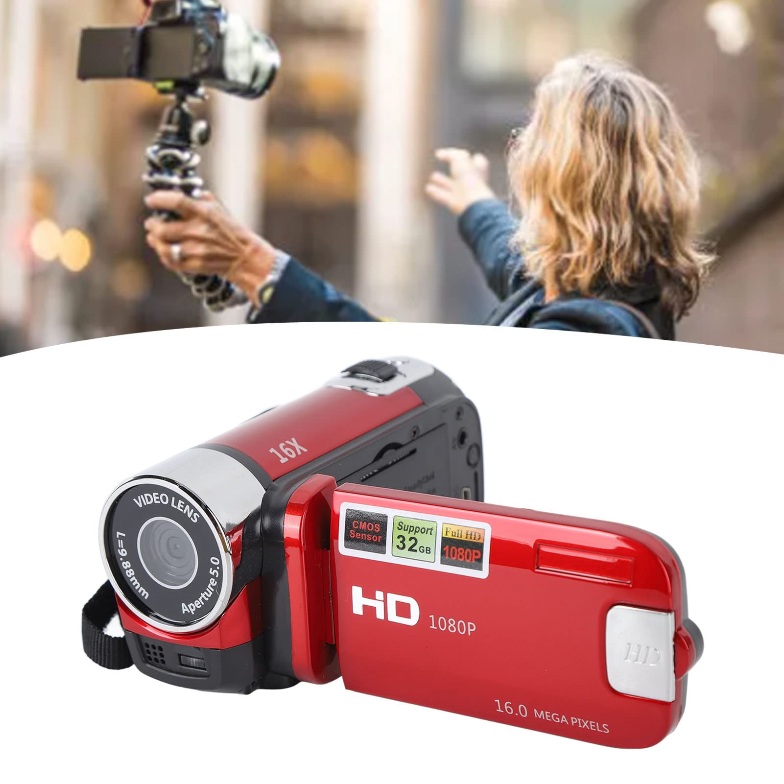 4K 48MP Digital Video Camera with 2.7