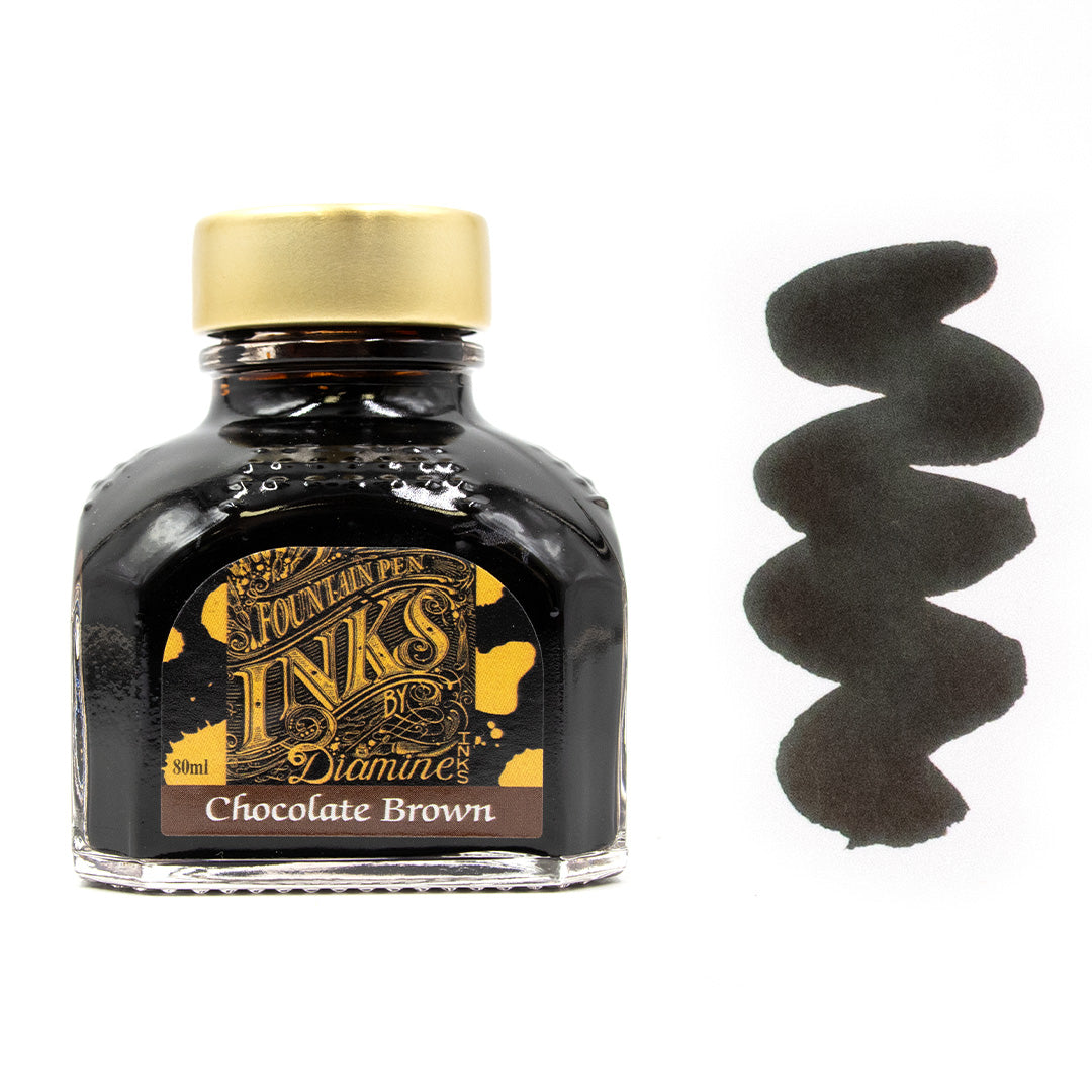 Premium Diamine Ink Bottle 80ml - Vibrant Fountain Pen Ink for Calligraphy, Journaling & Artistic Writing - Smooth Flow & Rich Colors