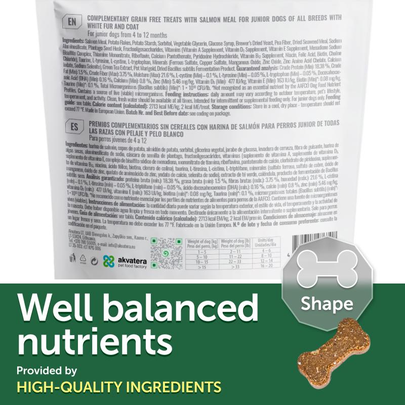 Premium Salmon Dog Treats for Puppies - Supports Digestion & Boosts Immunity - Perfect for Training & Healthy Rewards
