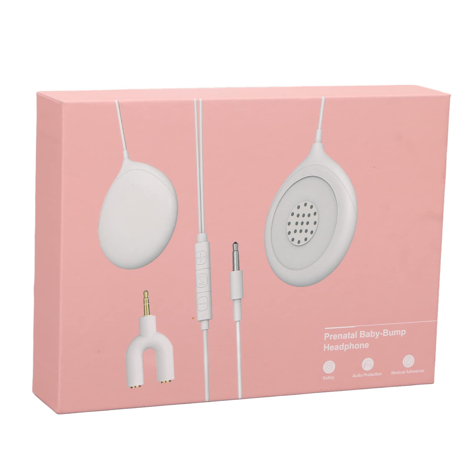 Pregnancy Belly Headphones for Baby Bump - Safe Music Play & Voice Communication for Baby in Womb | Perfect for Prenatal Bonding & Soothing Fetal Development